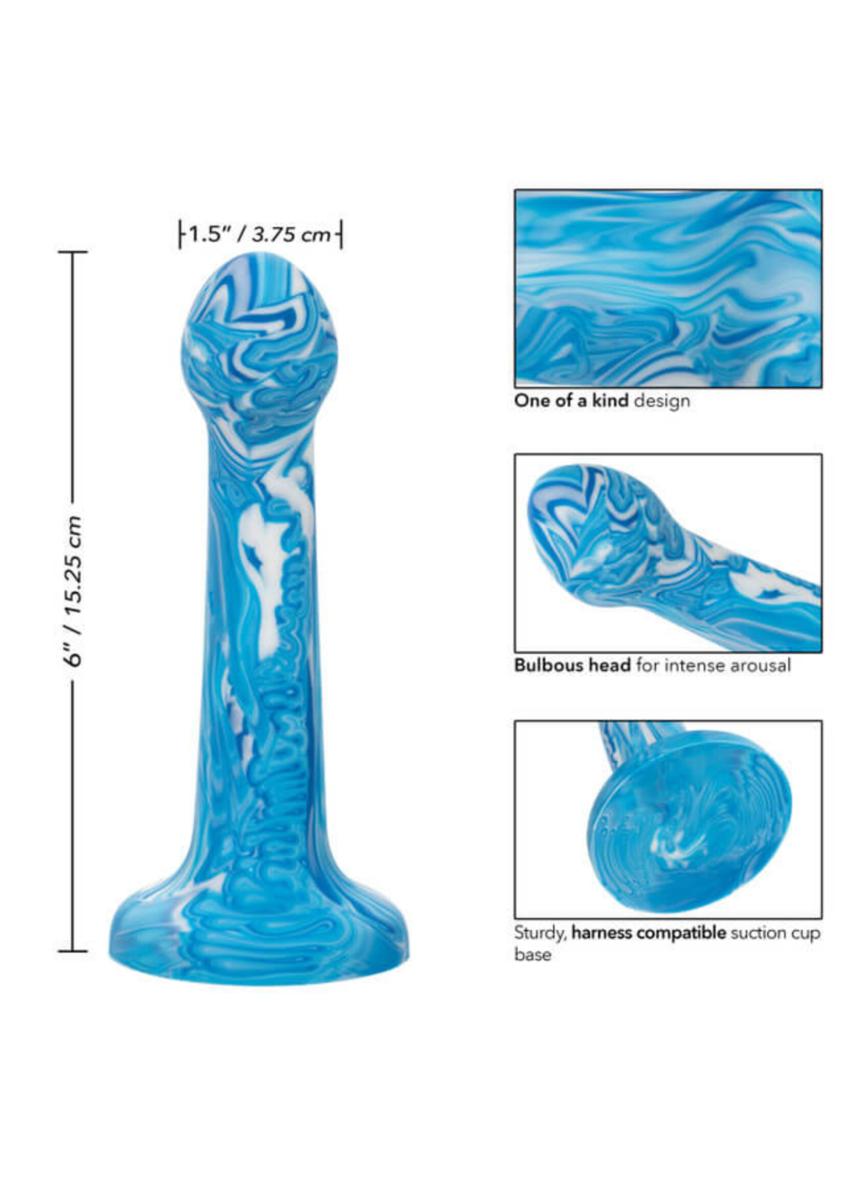 Twisted Love Twisted Bulb Tip Probe - Blue