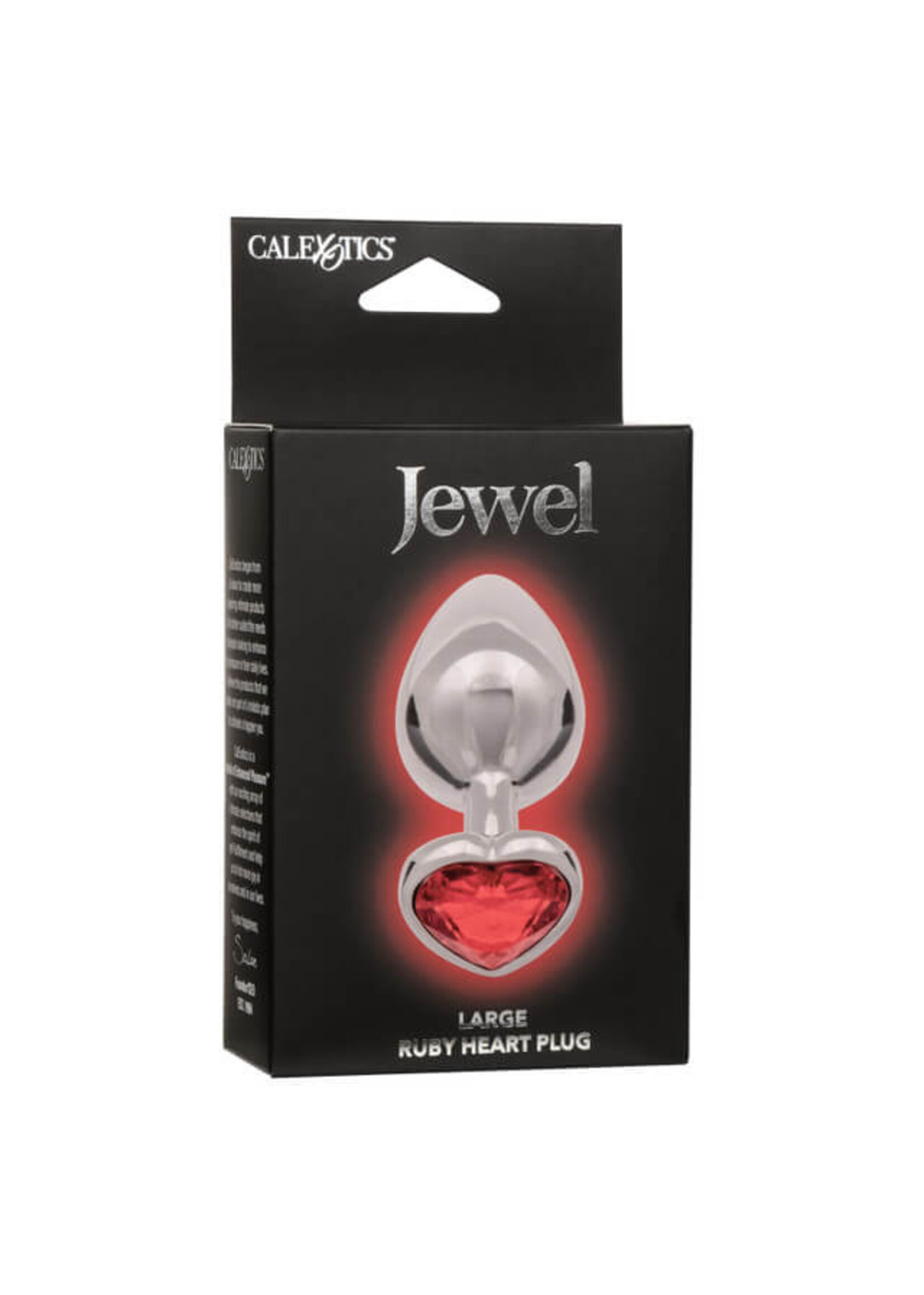 Jewel Jewel Large Ruby Heart Plug