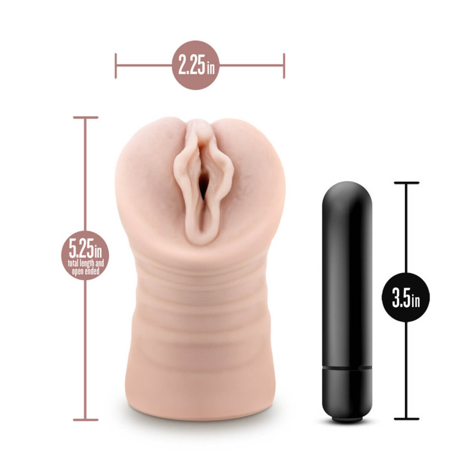 Enlust EnLust - Destini- Vibrating Stroker - Beige