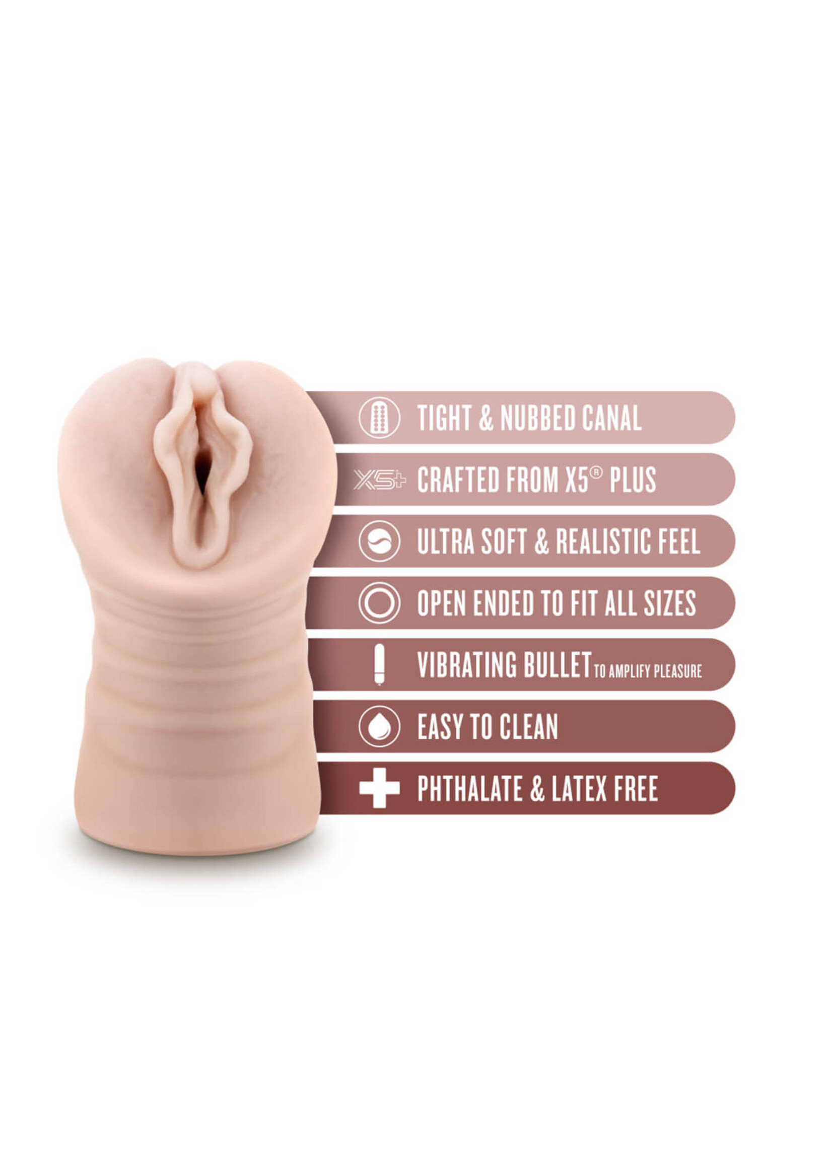 Enlust EnLust - Destini- Vibrating Stroker - Beige