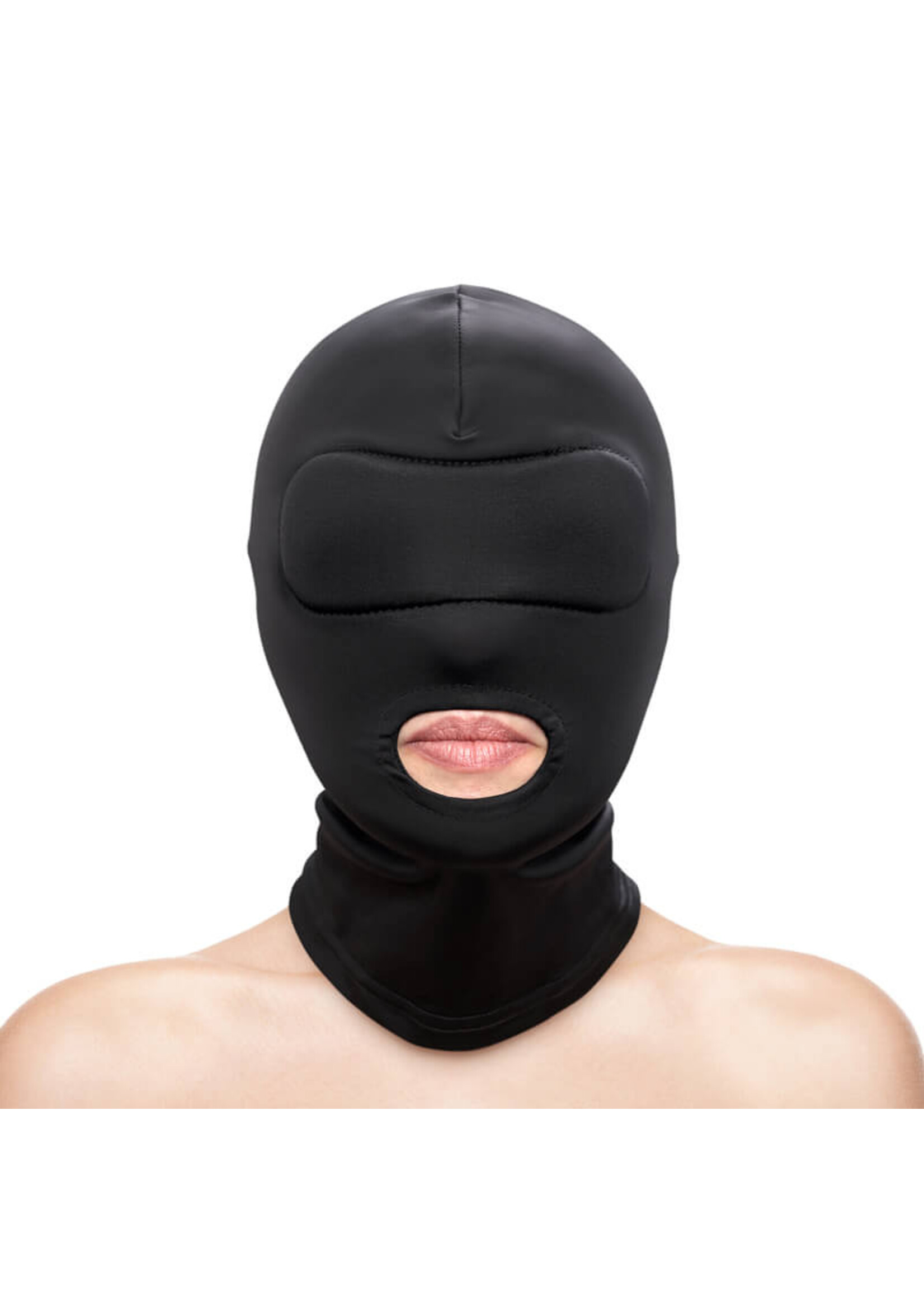 NS Novelties Hustler Taboo - Mouth Hood - Black