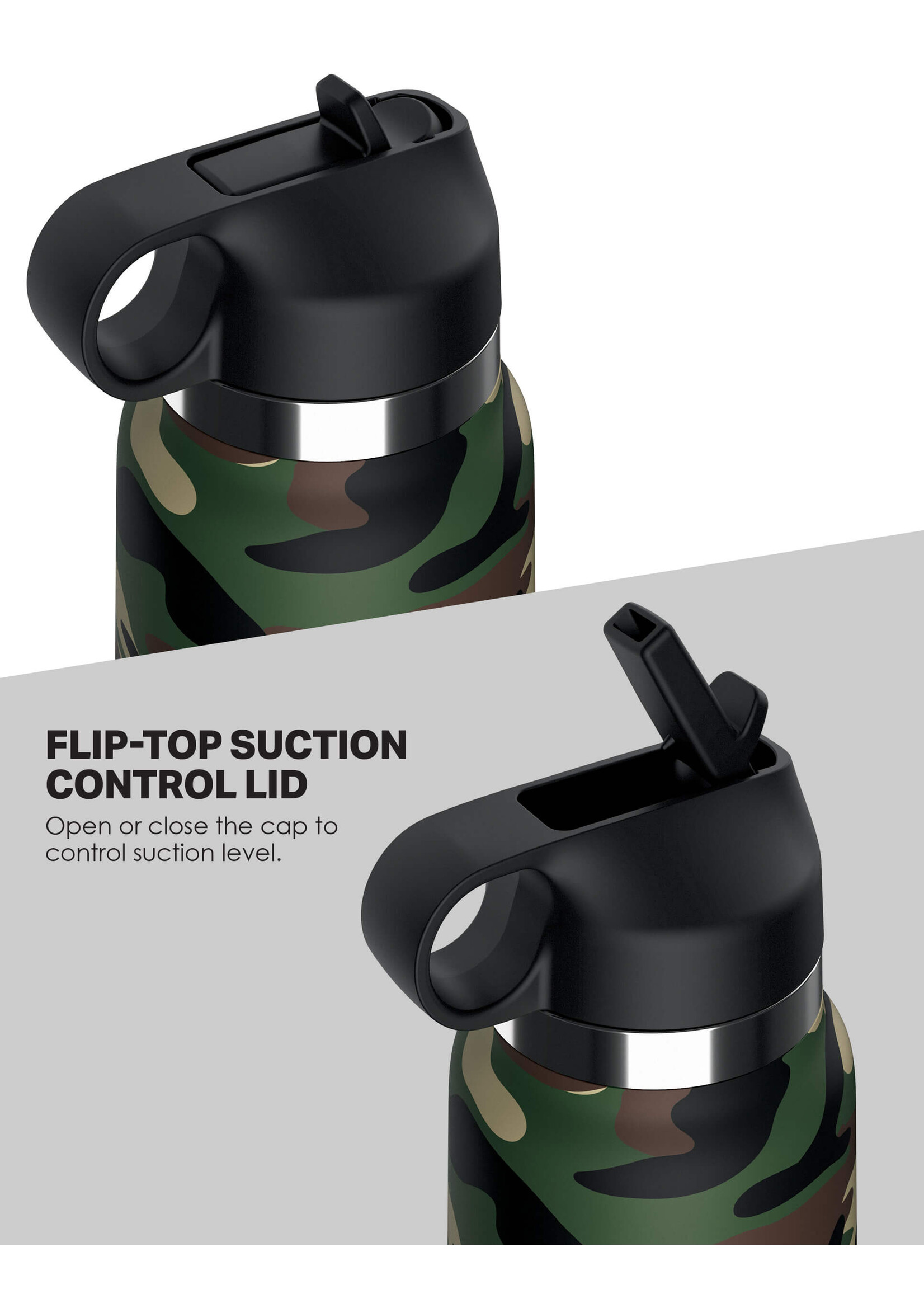 PDX Plus Fap Flask - Happy Camper