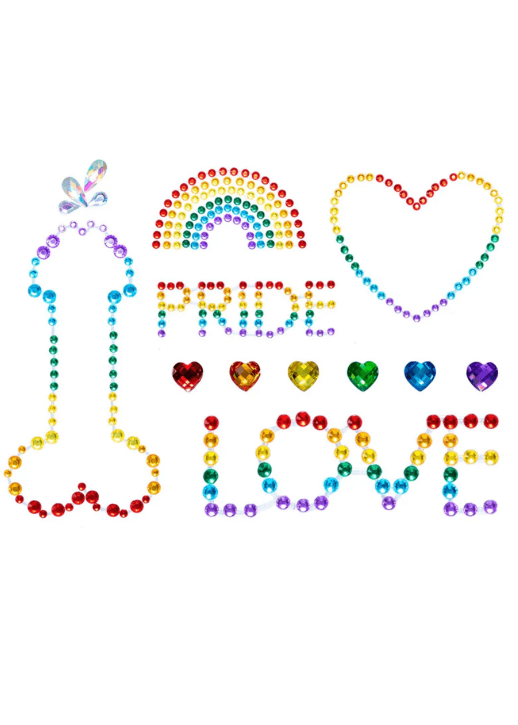 Leg Avenue Pride Stick-On Body Jewels