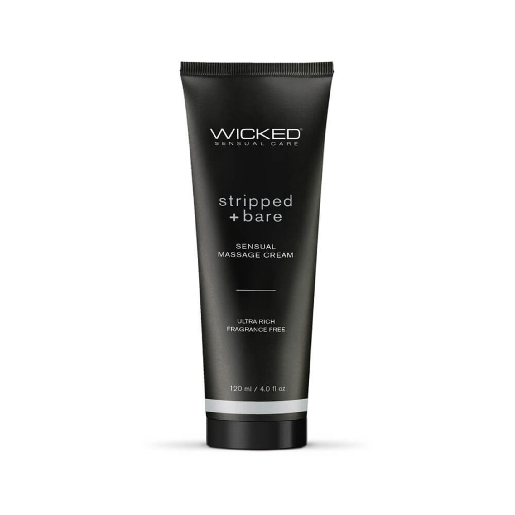 Wicked Massage Cream - Stripped Bare 4oz (Unscented)
