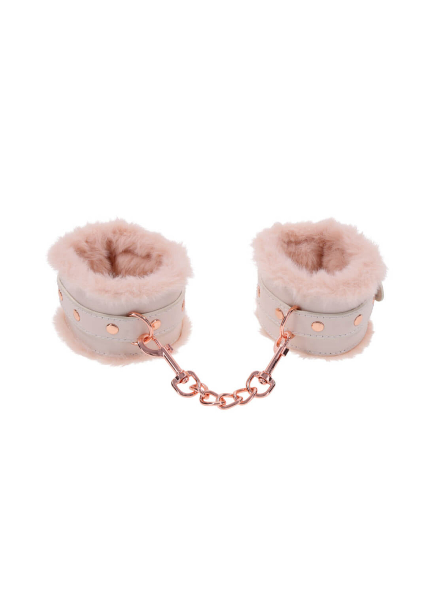 Sportsheets Sportsheets Sex & Mischief Peaches 'n CreaMe Fur Handcuffs