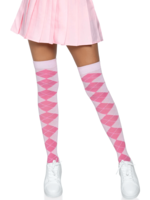 Leg Avenue Madeline Argyle Socks- Pink