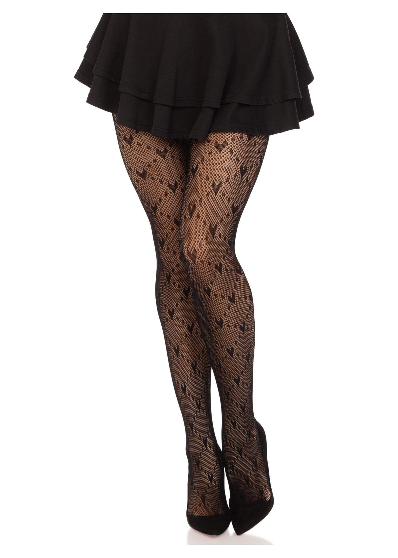 Leg Avenue Valentina Heart Net Tights