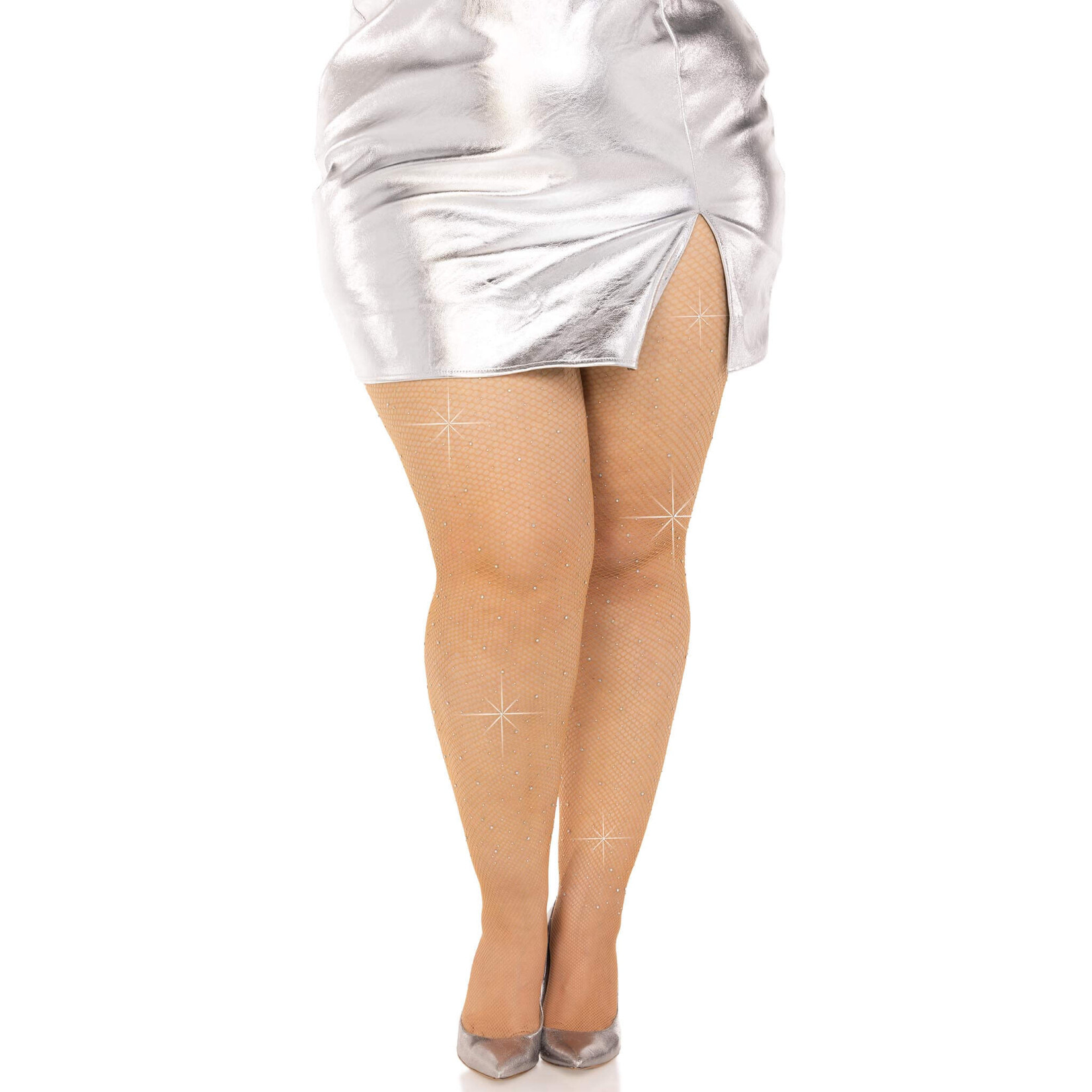 Leg Avenue Colby Rhinestone Fishnet Tights