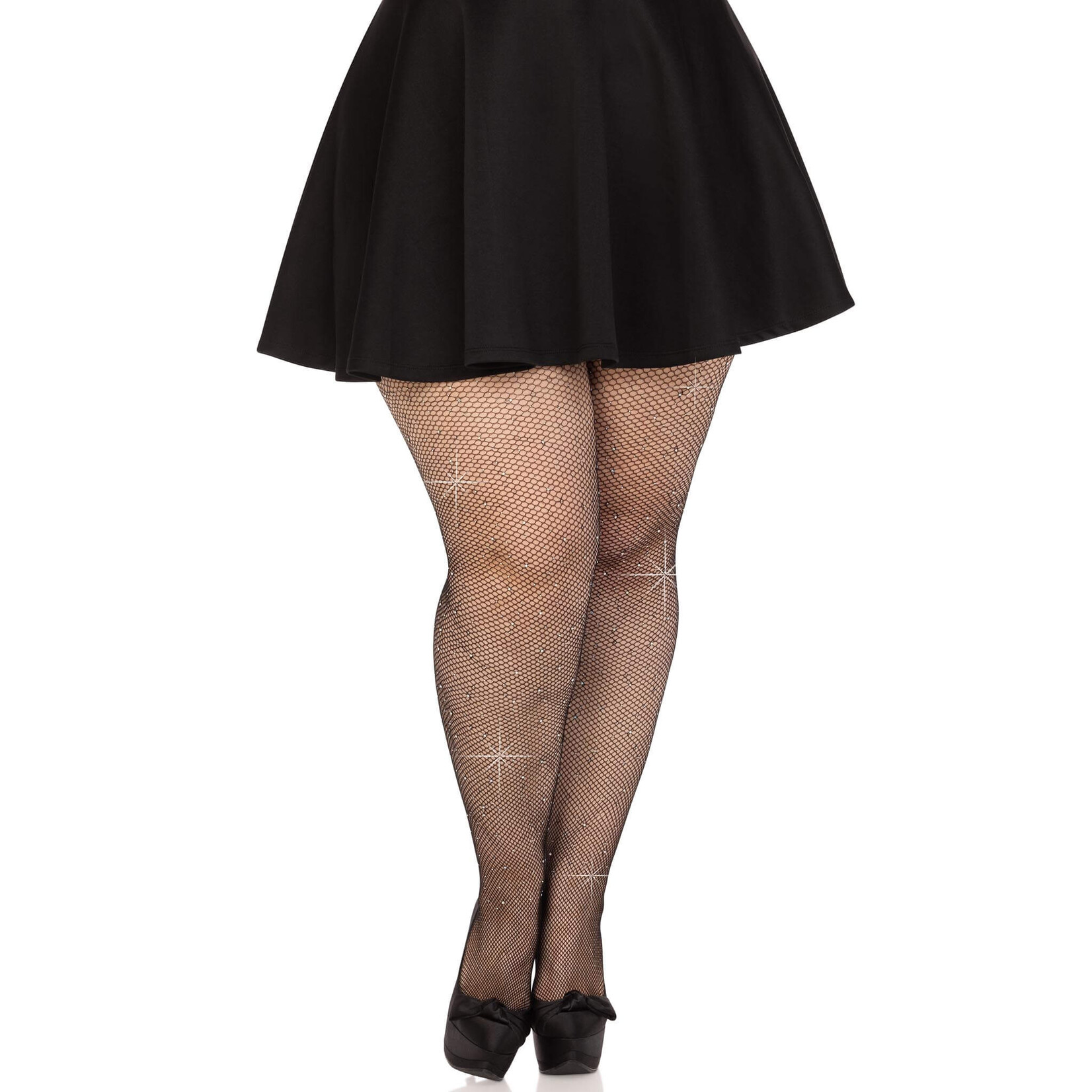 Leg Avenue Colby Rhinestone Fishnet Tights