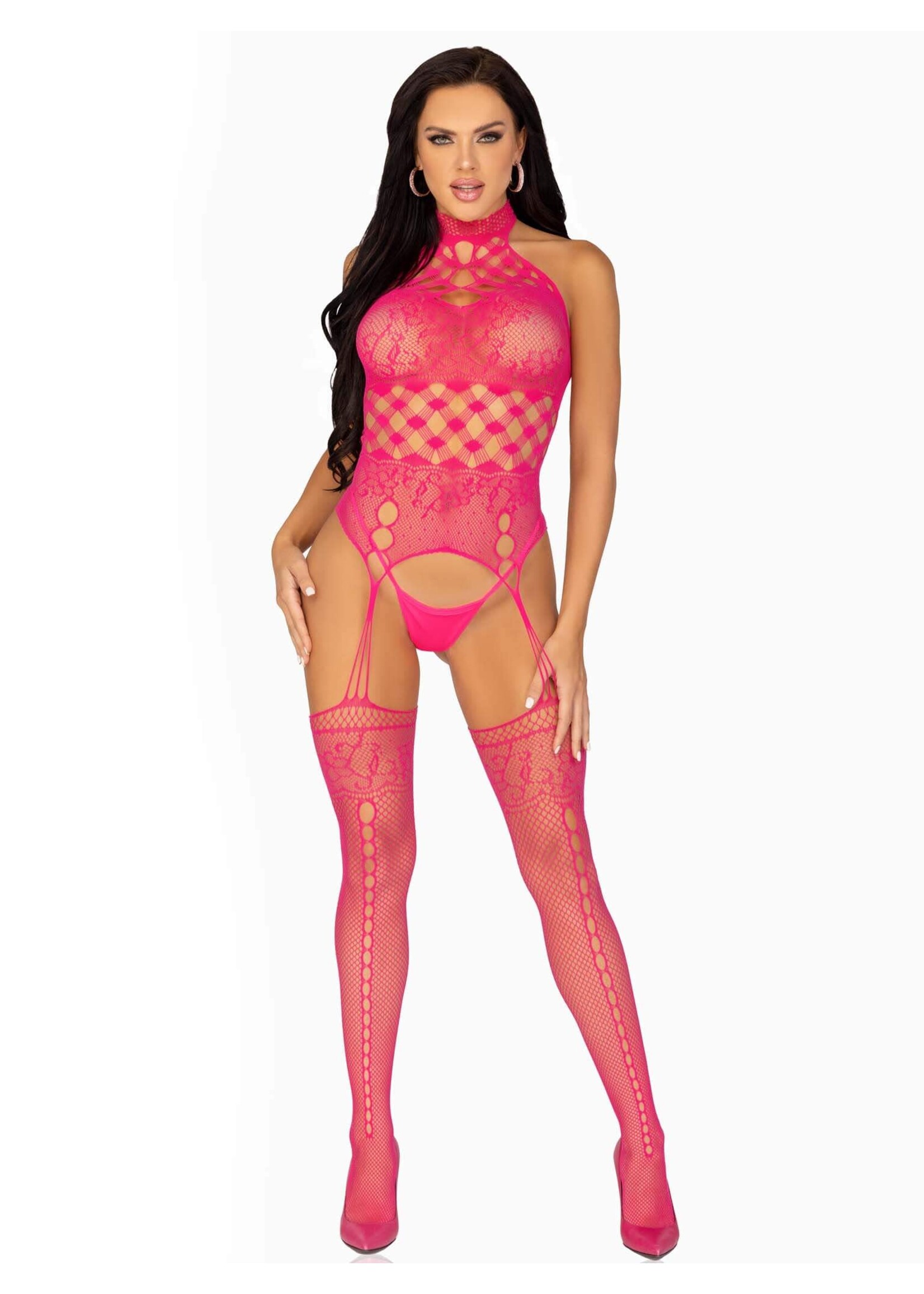 Leg Avenue Set The Mood Net Bodystocking
