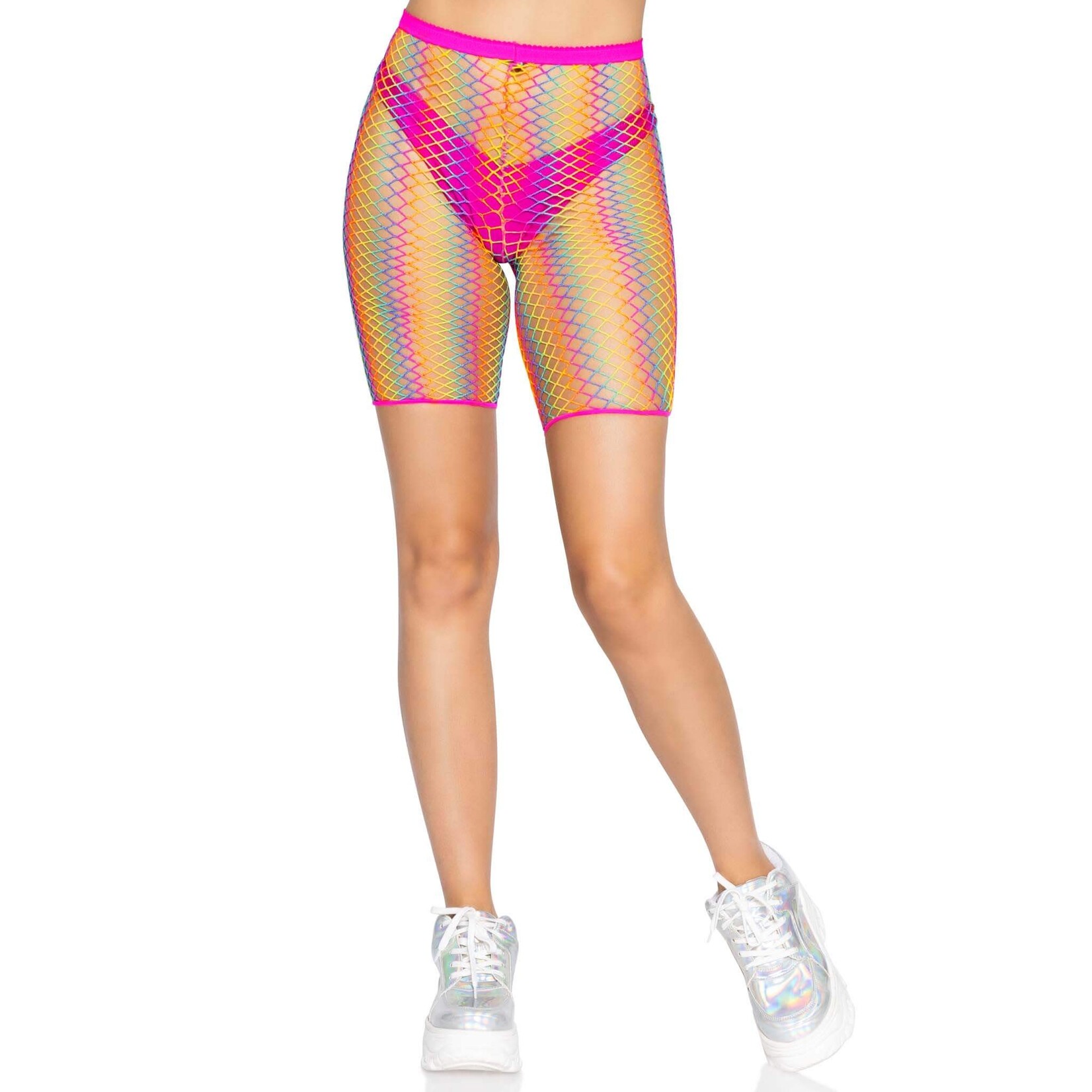 Leg Avenue Ombre Rainbow Biker Shorts