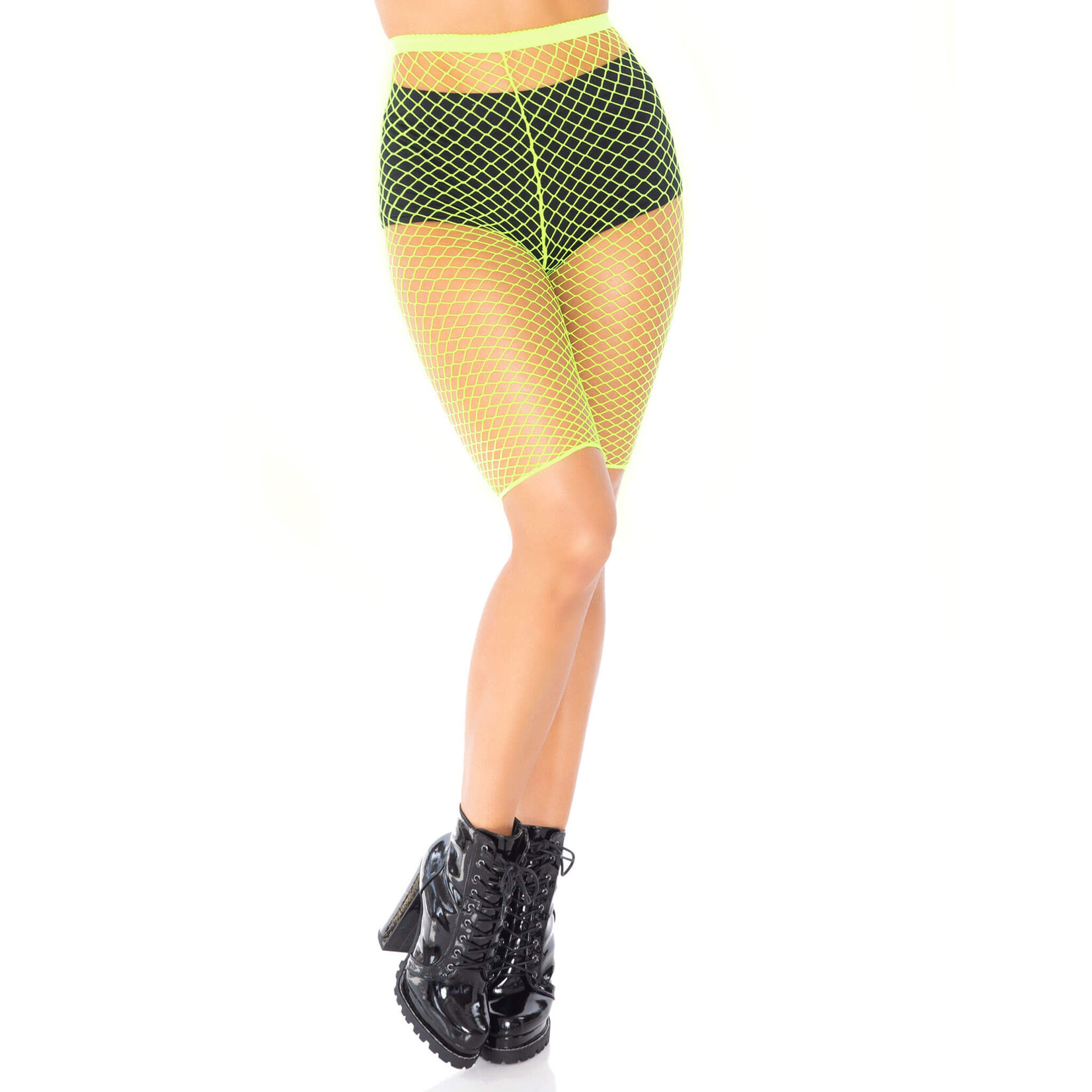 Leg Avenue Troublemaker Fishnet Biker Shorts