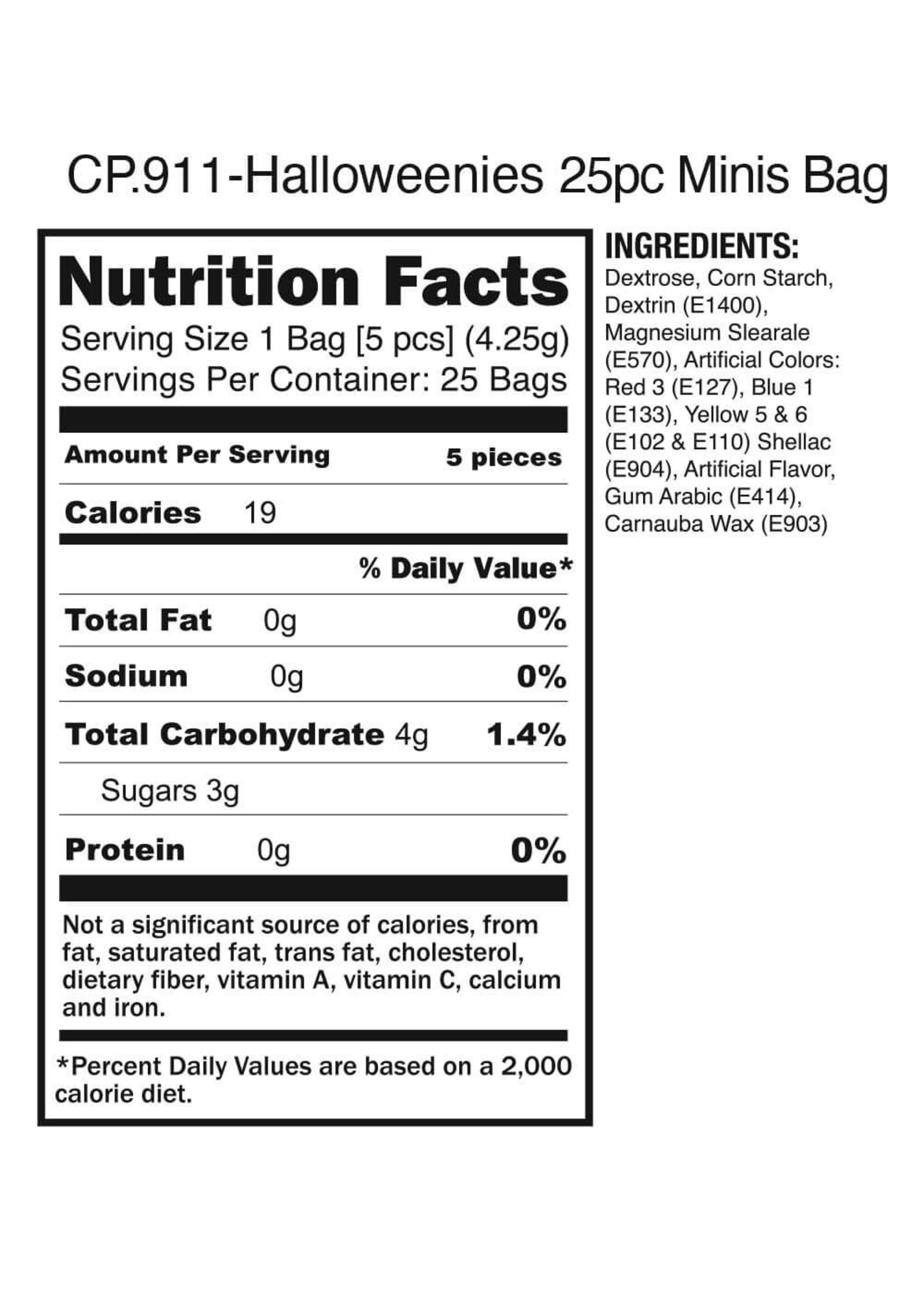 Halloweenies- Bag of 25