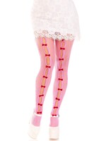 Leg Avenue Sweetheart Striped Tights