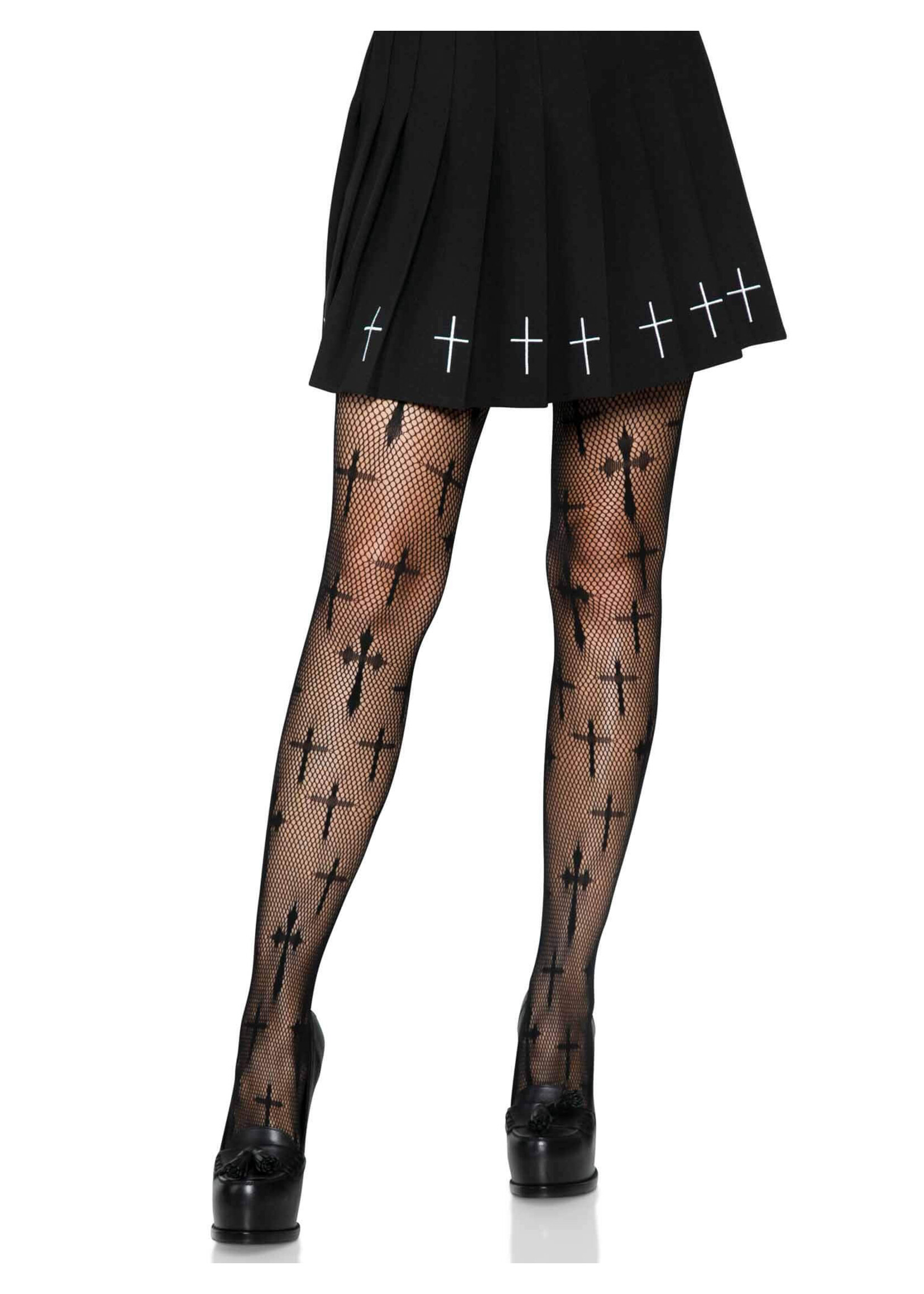 Leg Avenue Worship Me  Net Tights