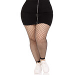 Leg Avenue Delilah Fishnet Footless Tights Plus
