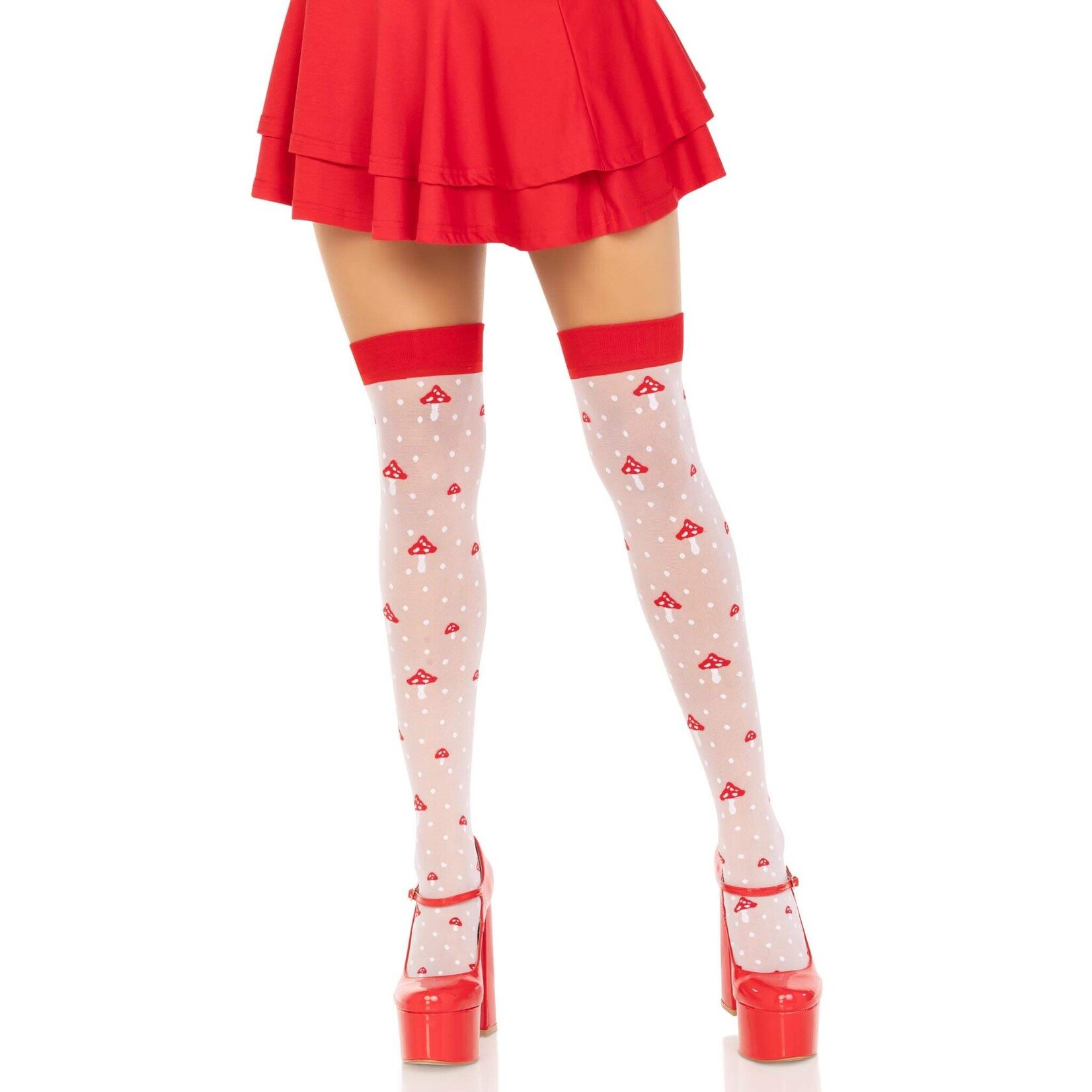 Leg Avenue Magic Mushroom Thigh Highs