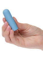 Cal Exotic Novelties Turbo Buzz Rounded Mini Bullet - Blue