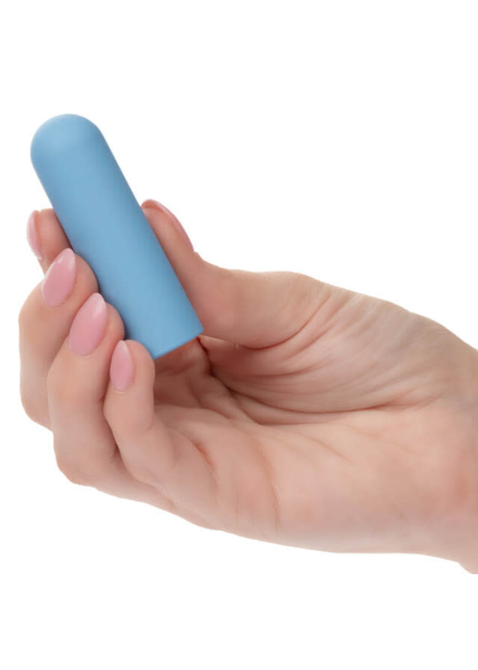 Cal Exotic Novelties Turbo Buzz Rounded Mini Bullet - Blue