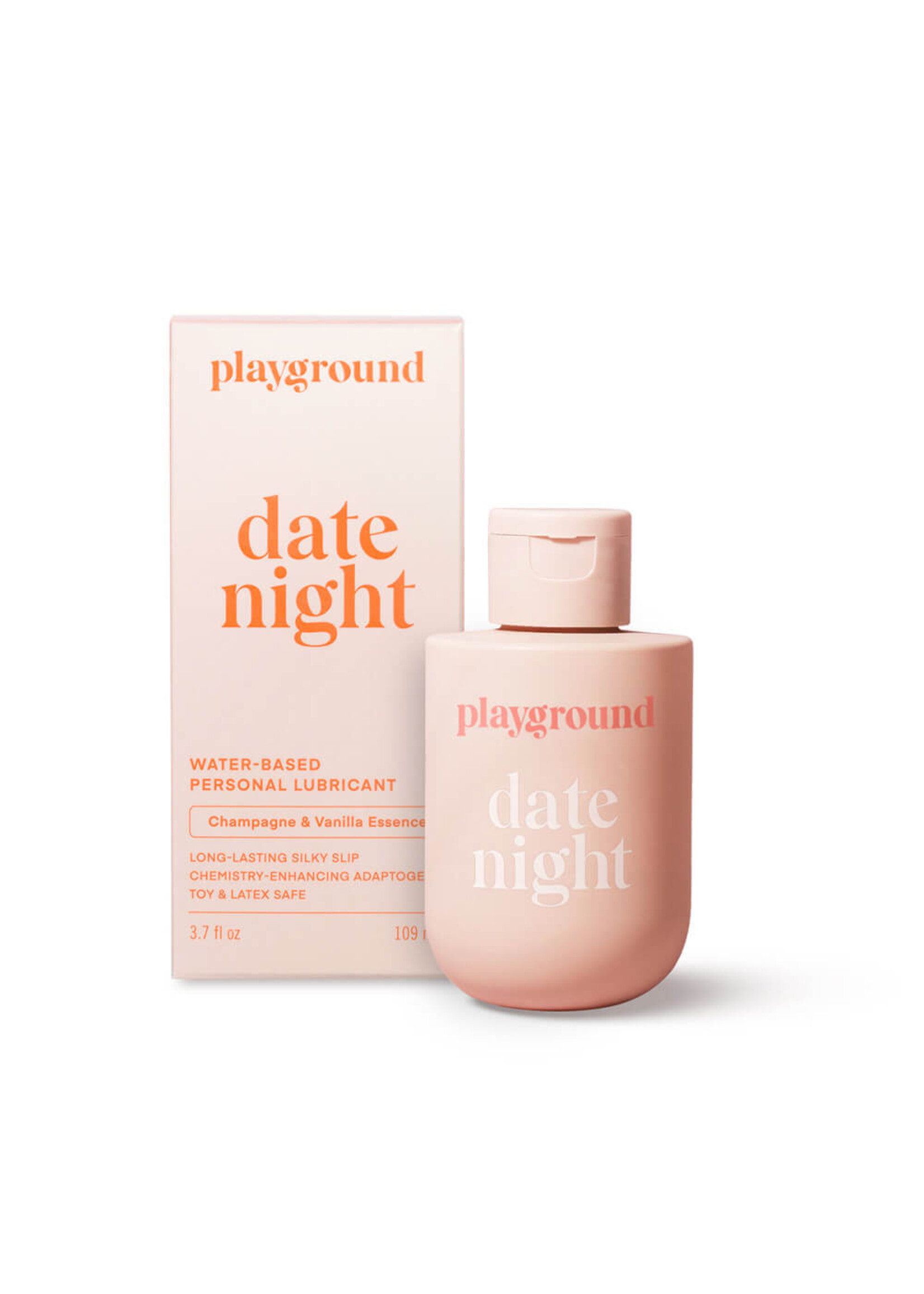 Playground Playground Date Night Water-Based Lube- Champagne & Vanilla Essence