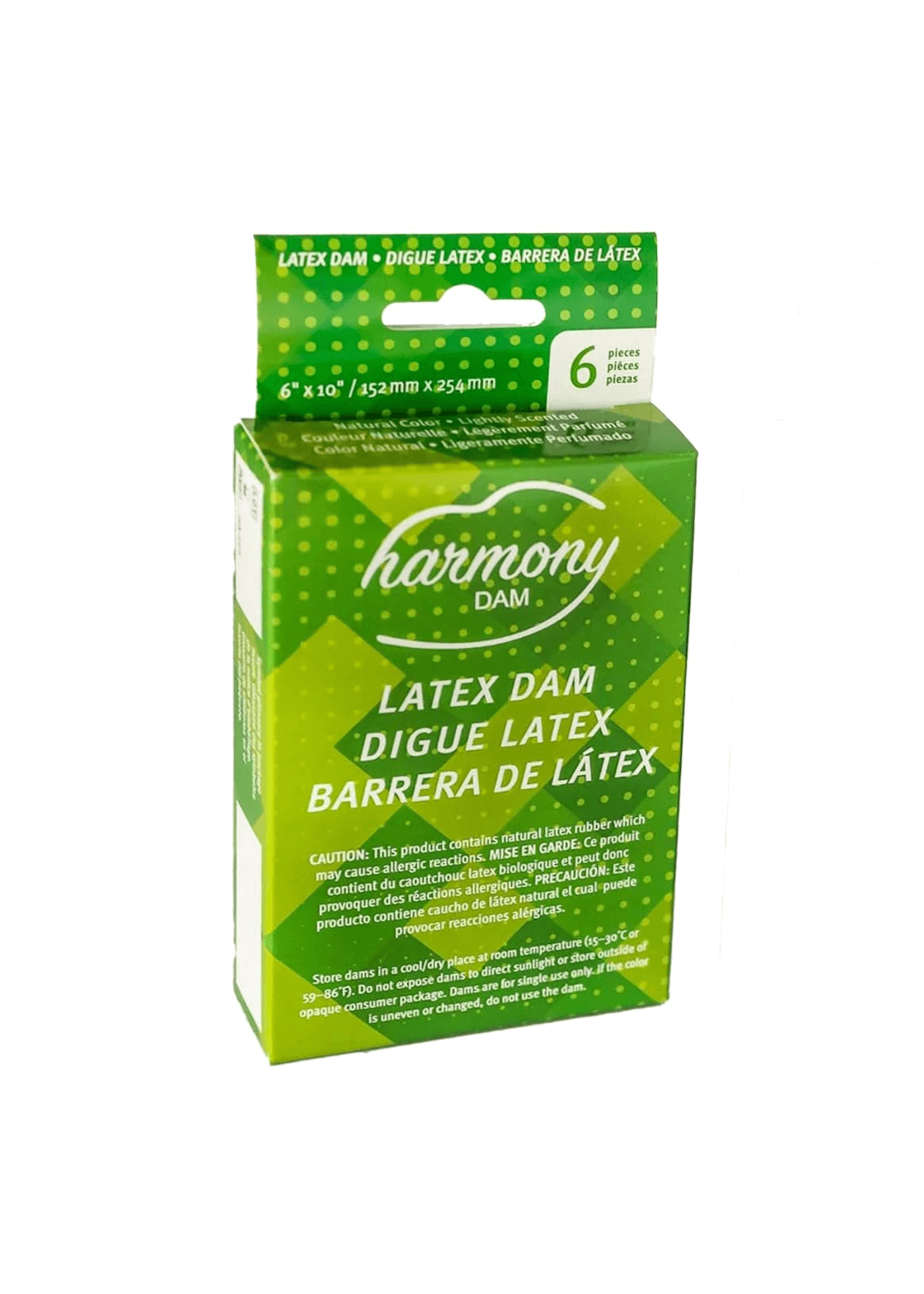 Harmony Latex Dam 6 ct