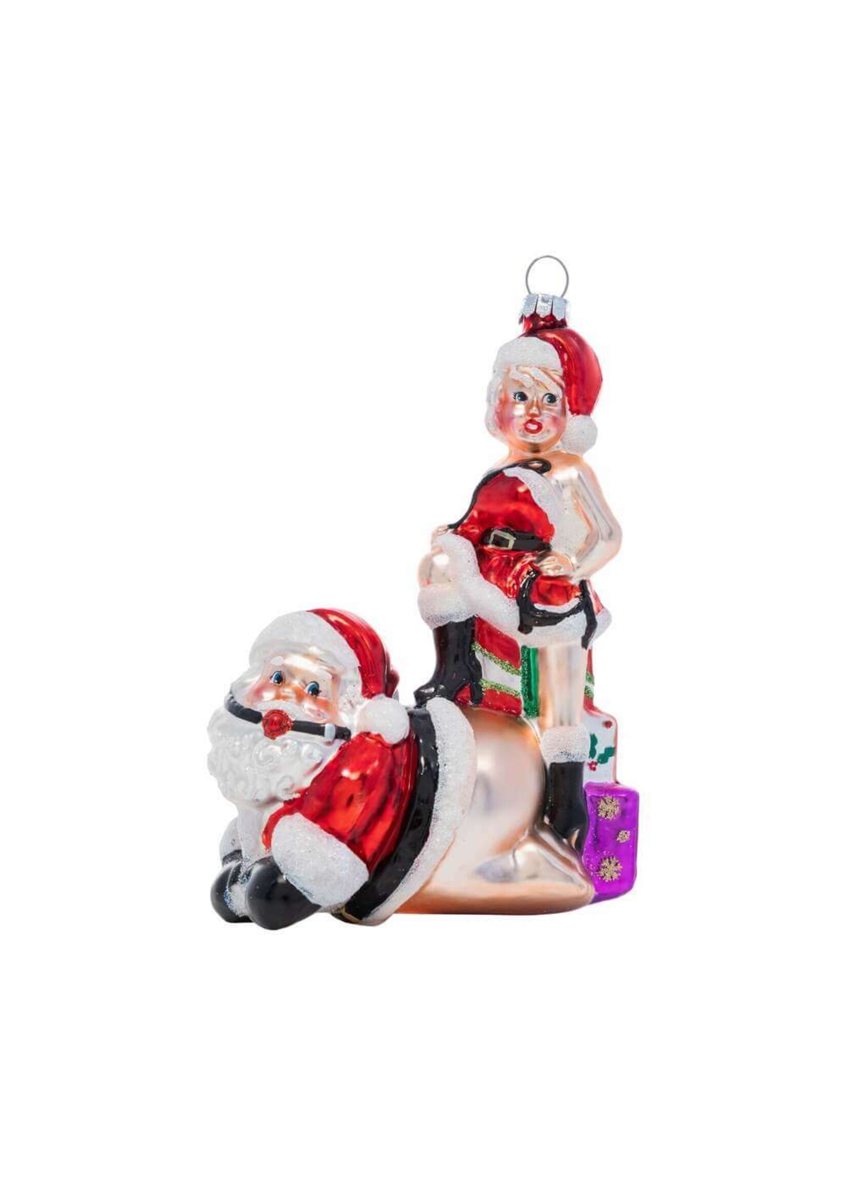 Cheeky Pornament Submissive Santa