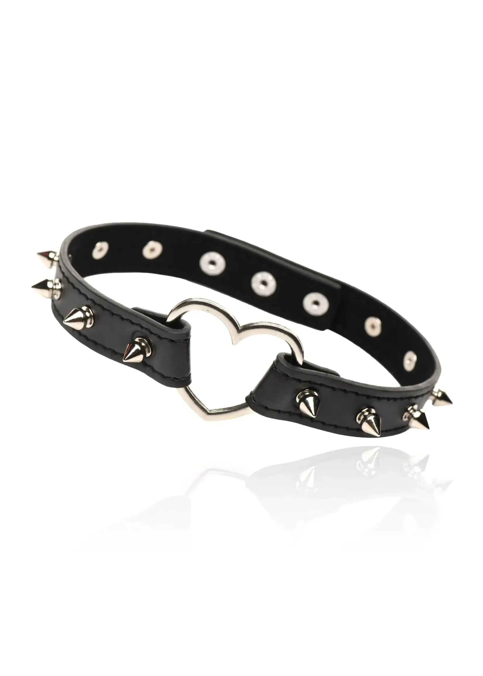 Spiked Heart Choker