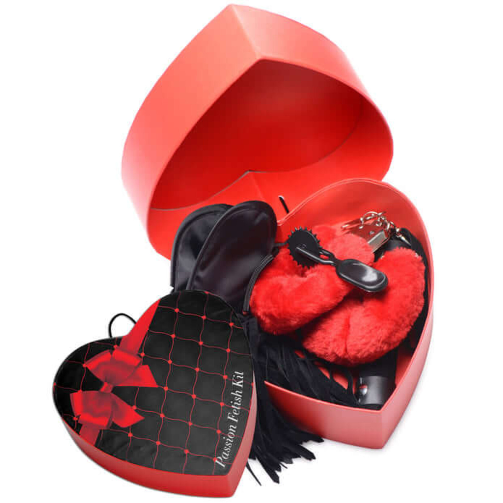 XR Brands Passion Fetish Kit with Heart Gift Box