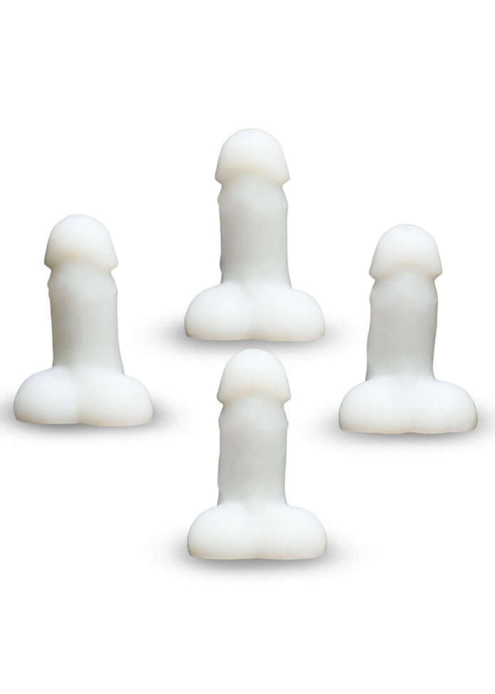 Glow-in-the-Dark Snap-On Peckers - 4 Pack