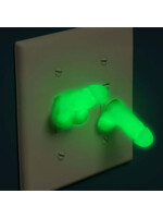 Glow-in-the-Dark Snap-On Peckers - 4 Pack