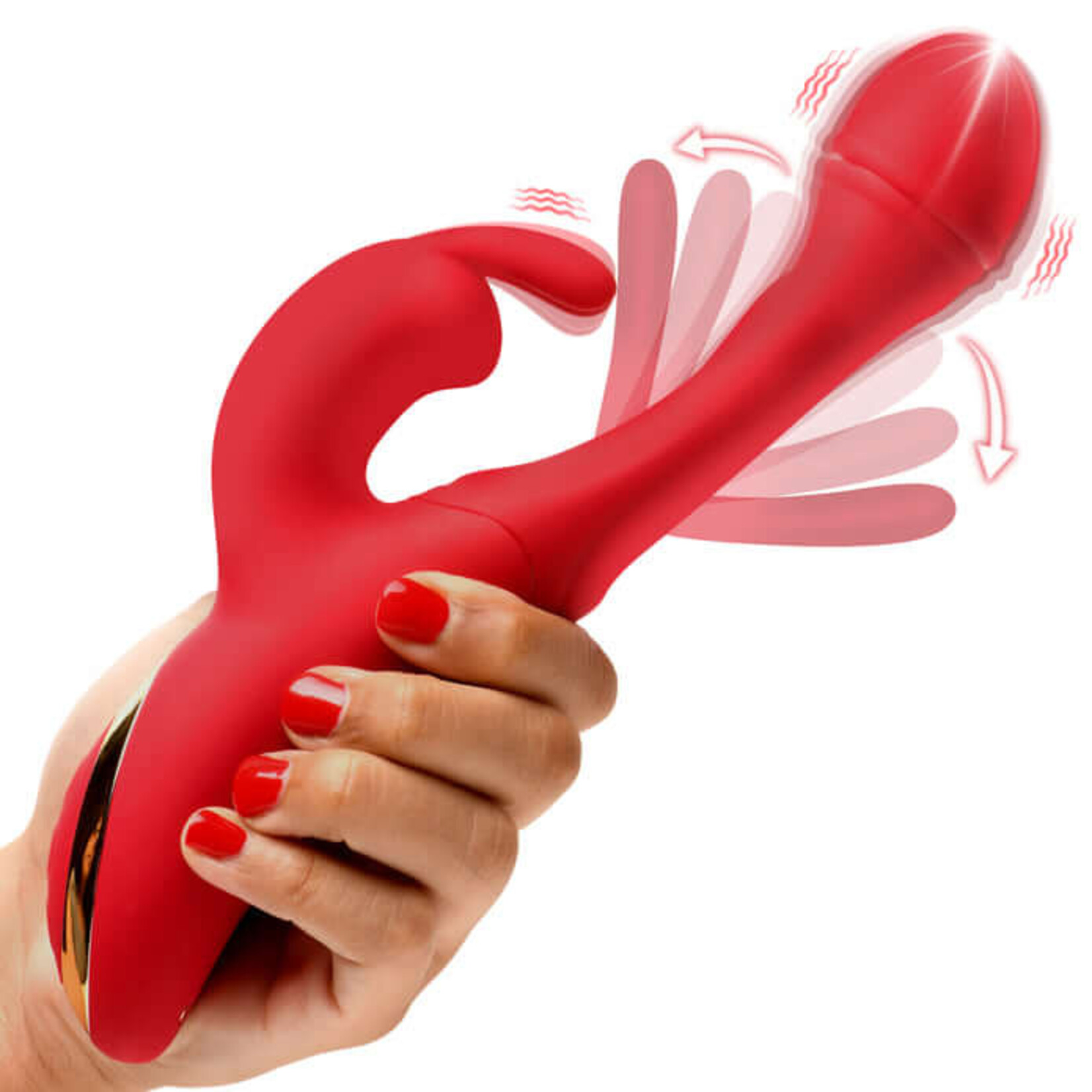 Flickers Flicking Silicone Rabbit Vibrator