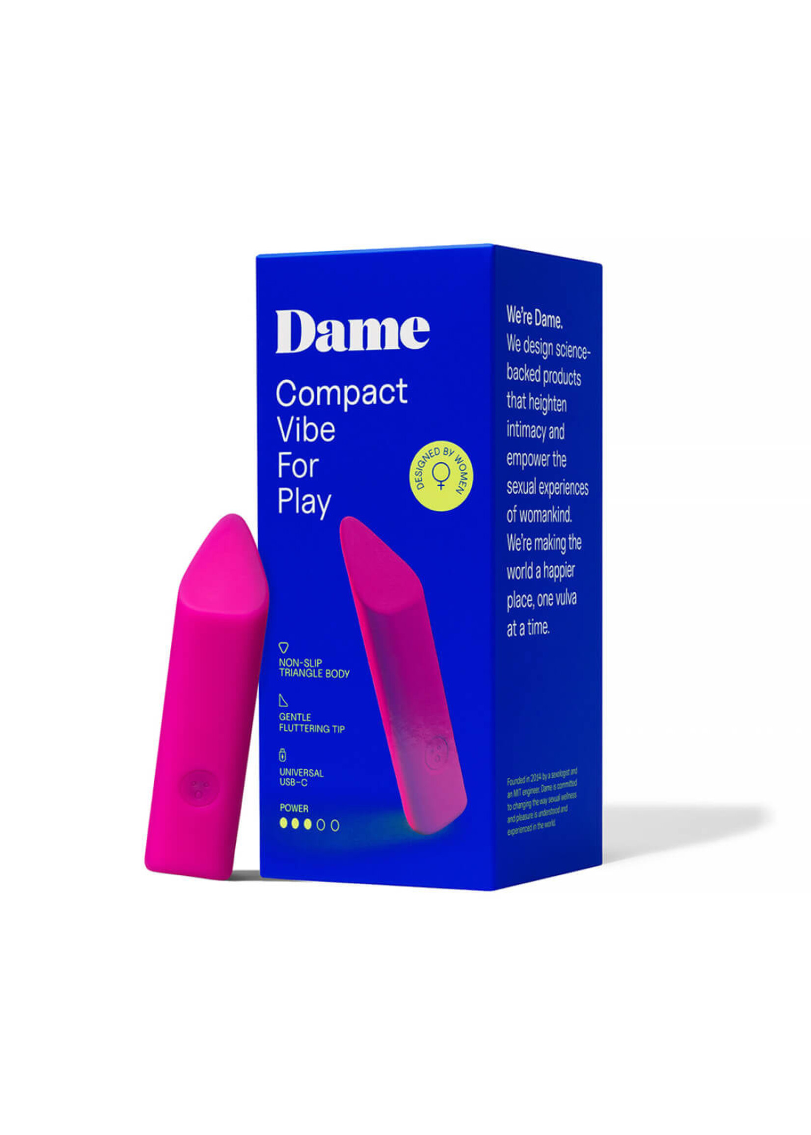 Dame Zig Lipstick Vibrator Pink