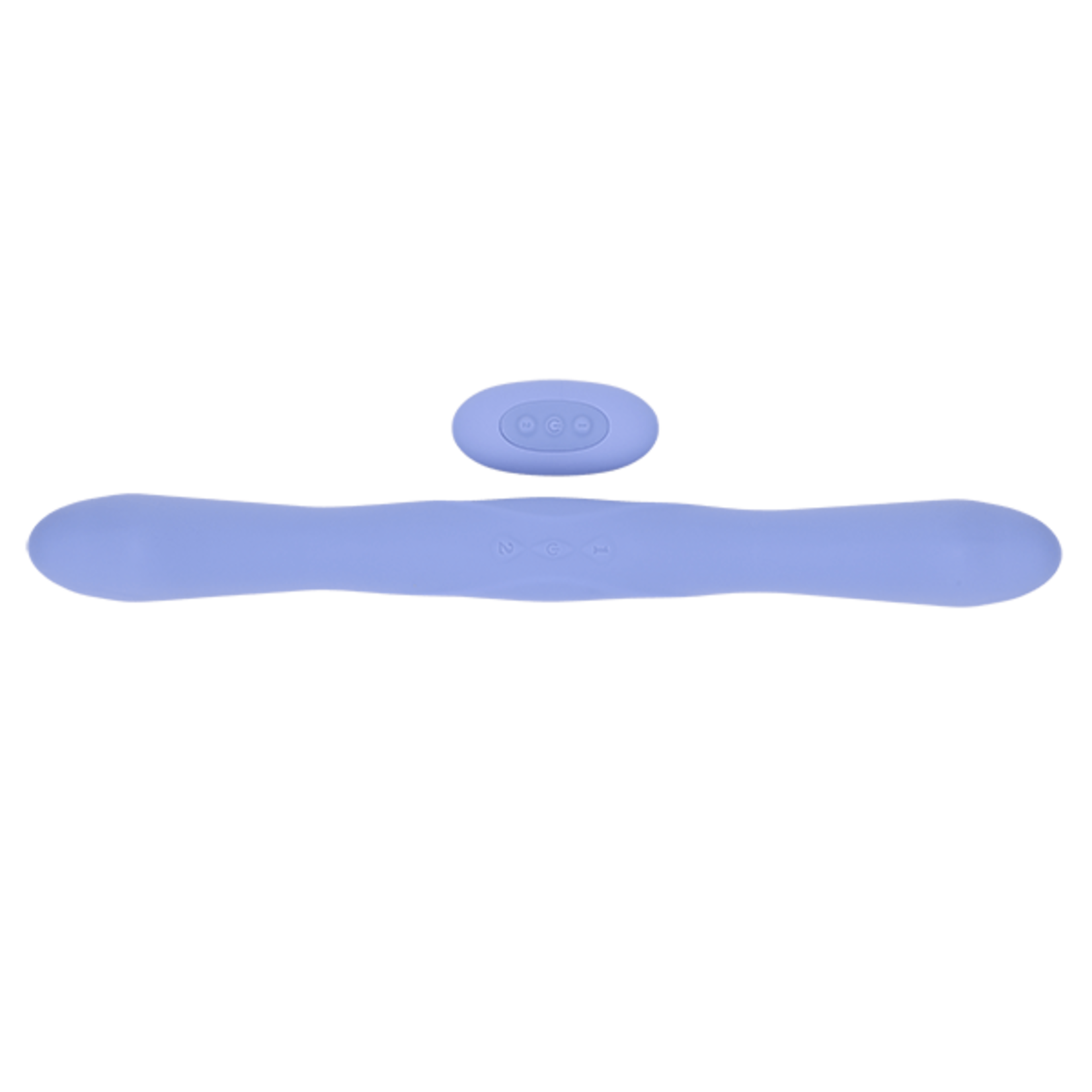 Tryst Duet - Double Ended Vibrator with Wireless Remote - Periwinkle