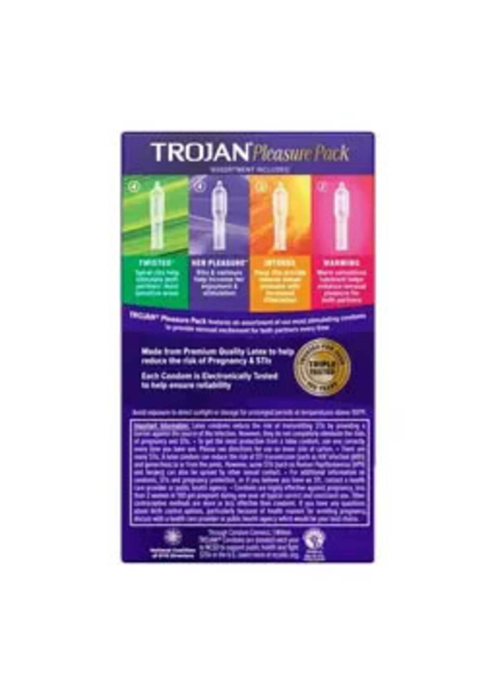 Trojan Trojan Pleasure Pack 12pk
