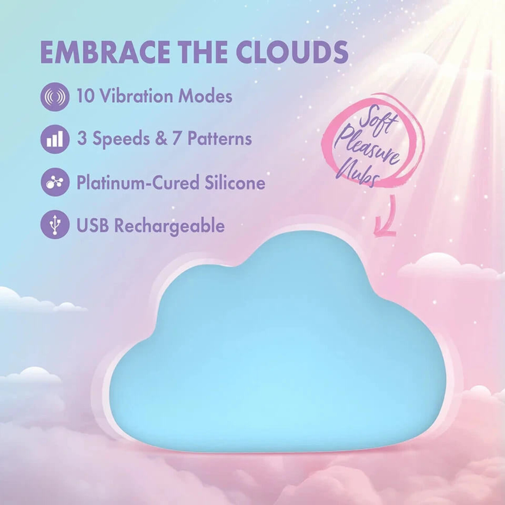 Play With Me Play With Me - Cuddle Cloud - Blue