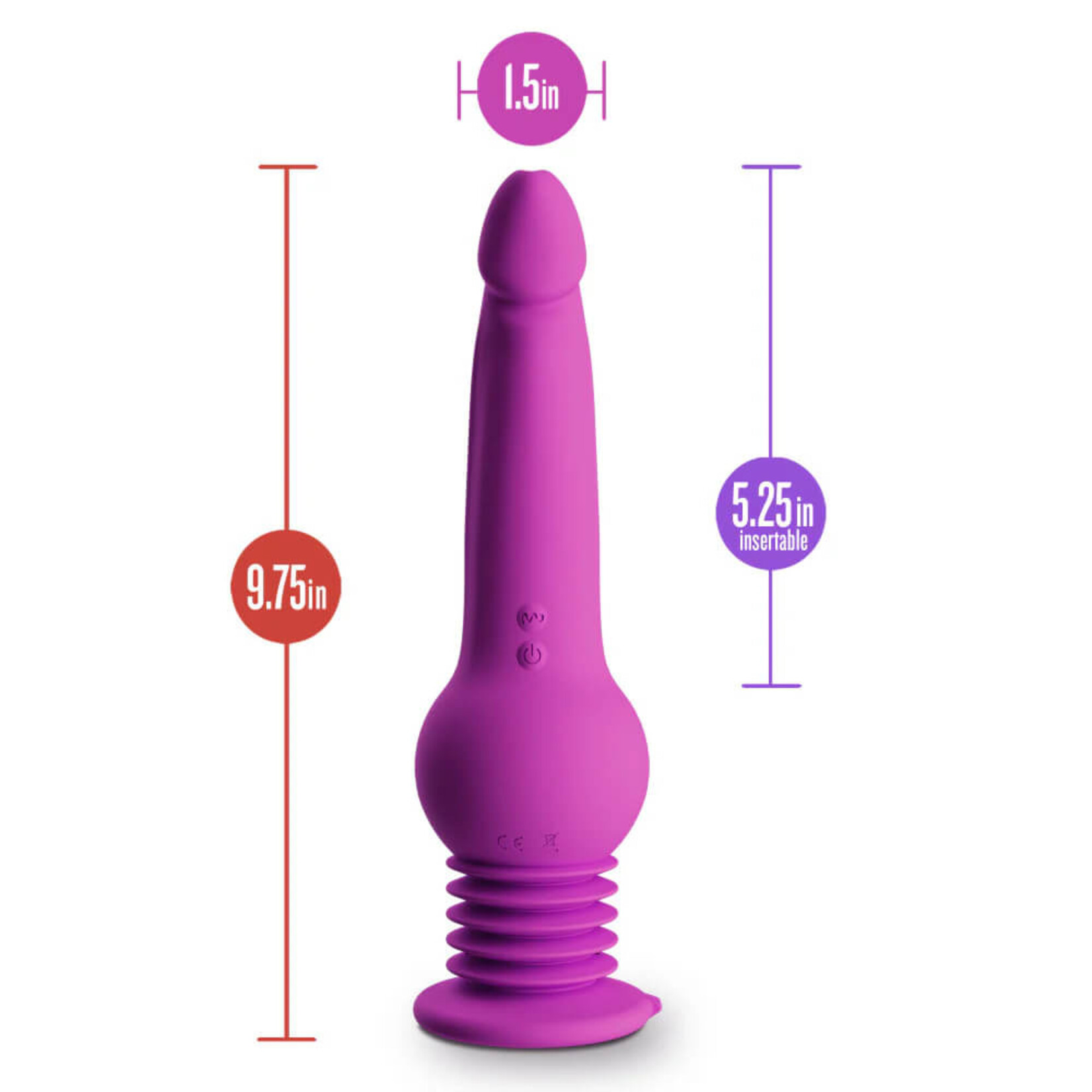 Blush Impressions New York Gyro-Quake Dildo
