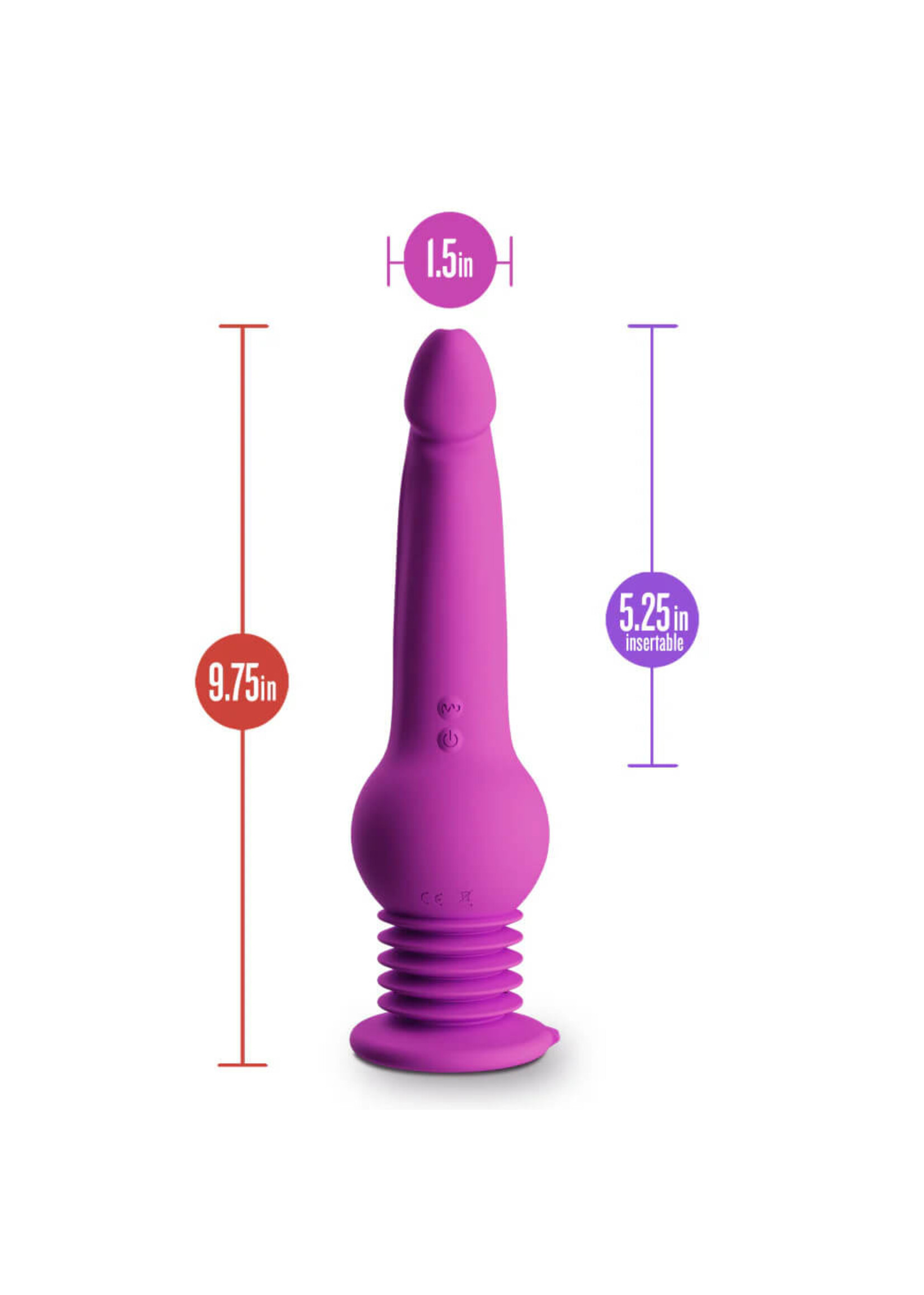 Blush Impressions New York Gyro-Quake Dildo