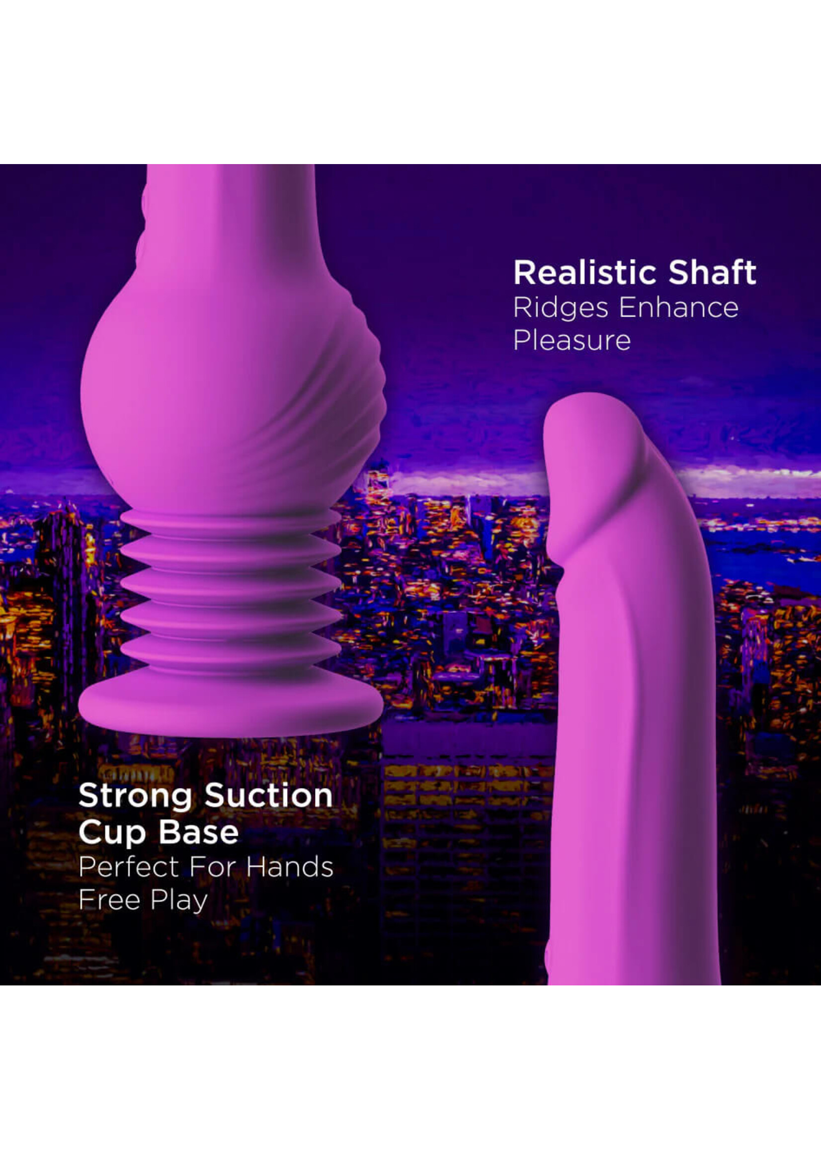 Blush Impressions New York Gyro-Quake Dildo