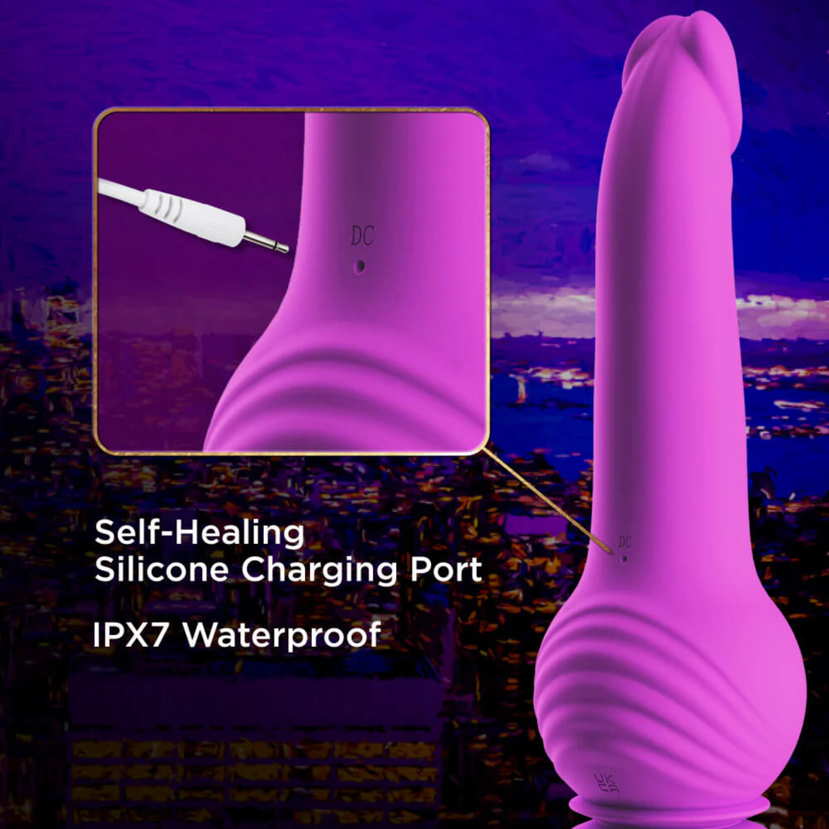 Blush Impressions New York Gyro-Quake Dildo