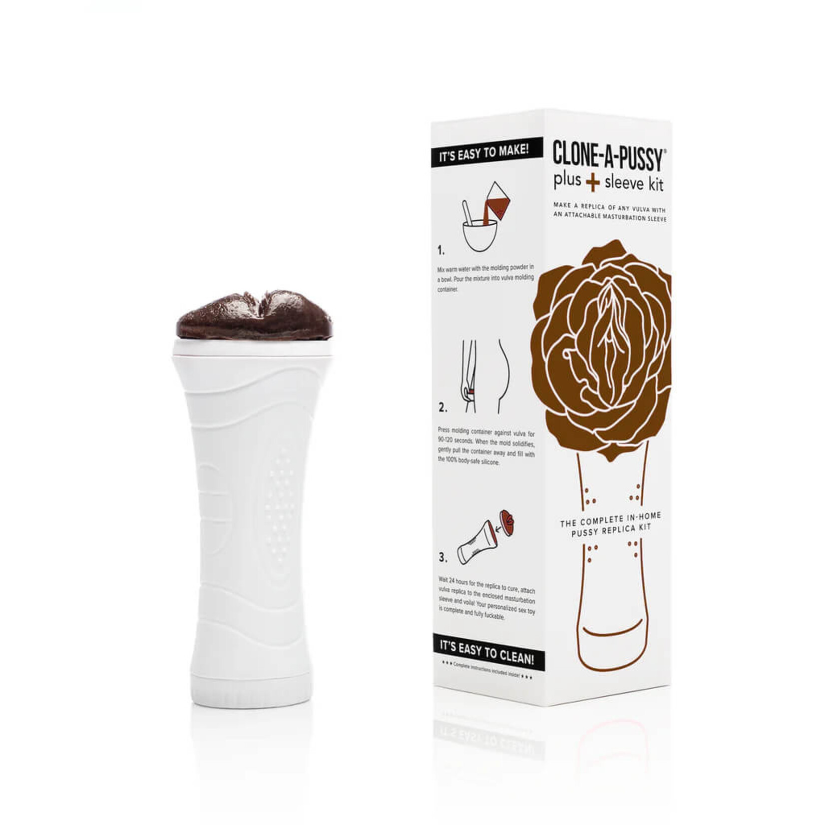 Clone-A-Willy Clone-A-Pussy + Sleeve Kit - Deep