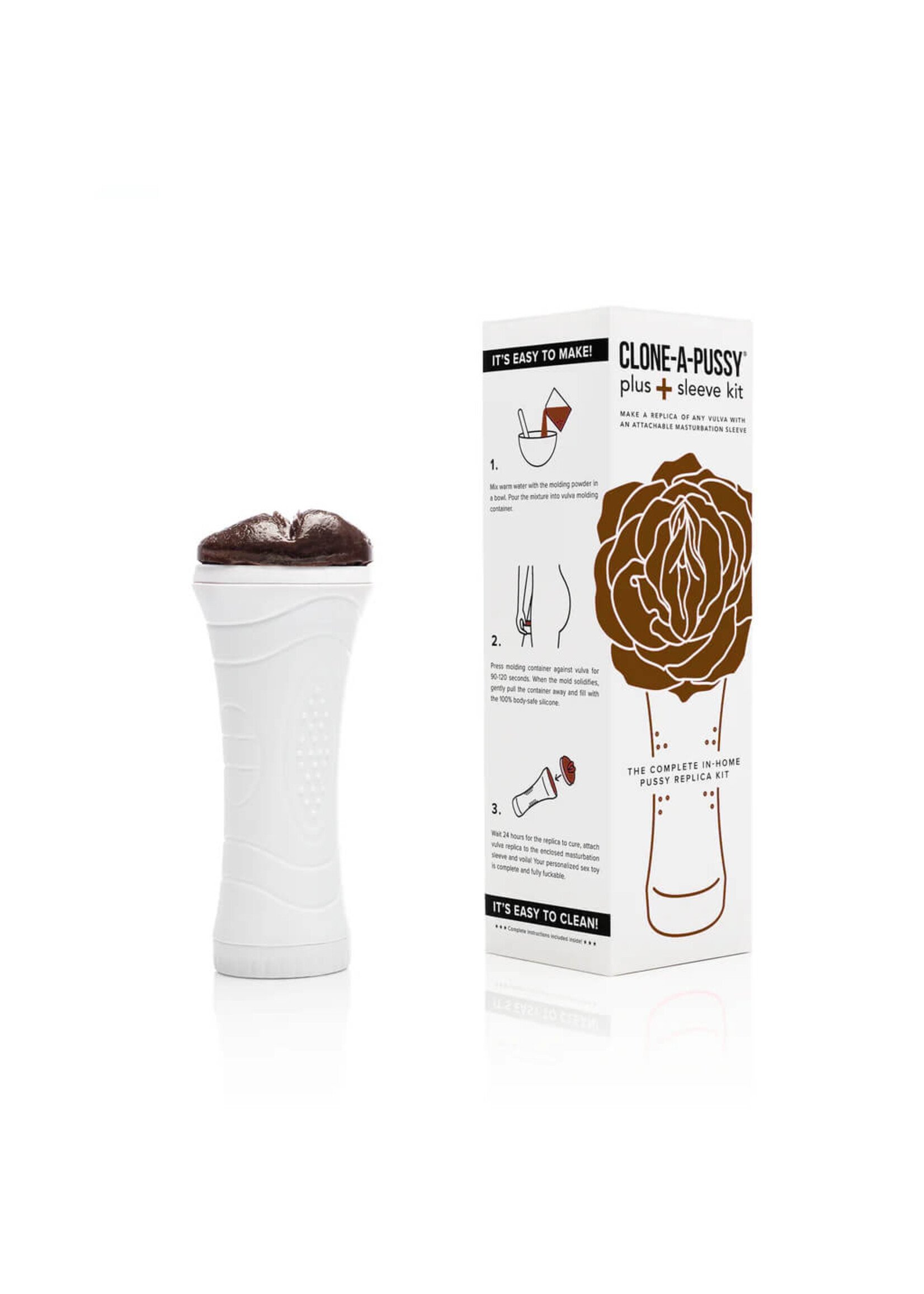 Clone-A-Willy Clone-A-Pussy + Sleeve Kit - Deep