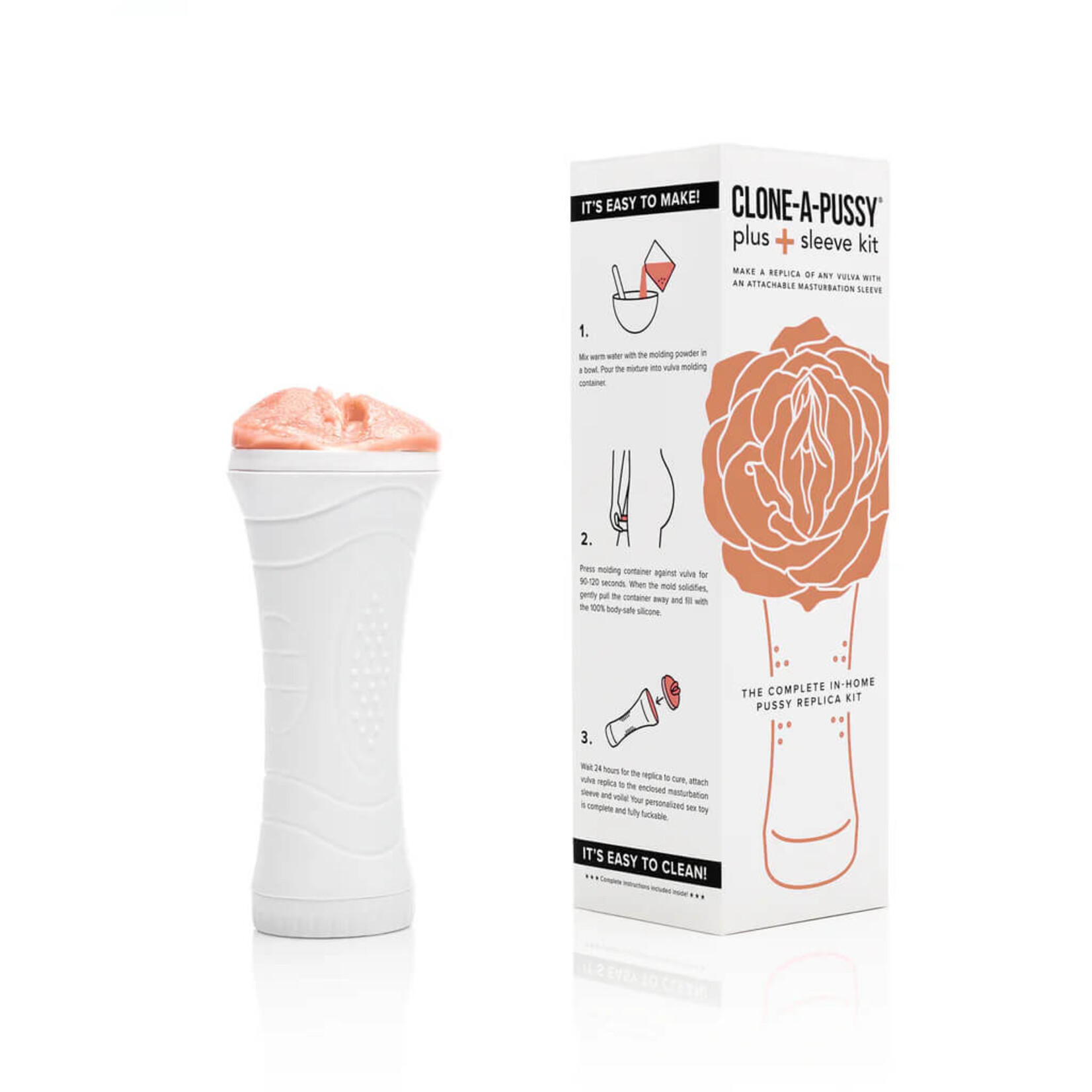 Clone-A-Willy Clone-A-Pussy + Sleeve Kit - Medium