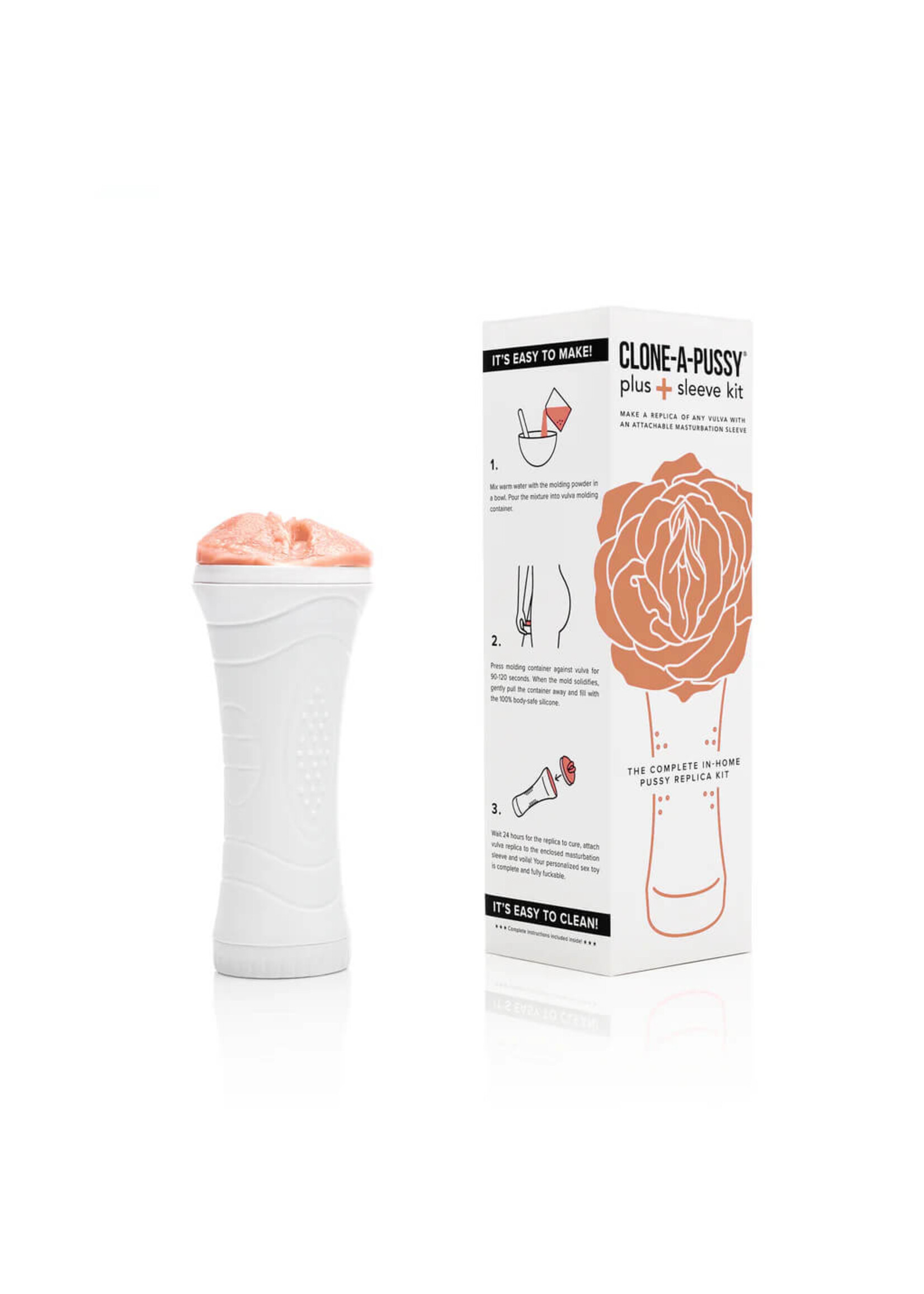 Clone-A-Willy Clone-A-Pussy + Sleeve Kit - Medium