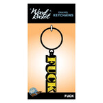 Wood Rocket LLC Sex Toy Keychain "Fuck"