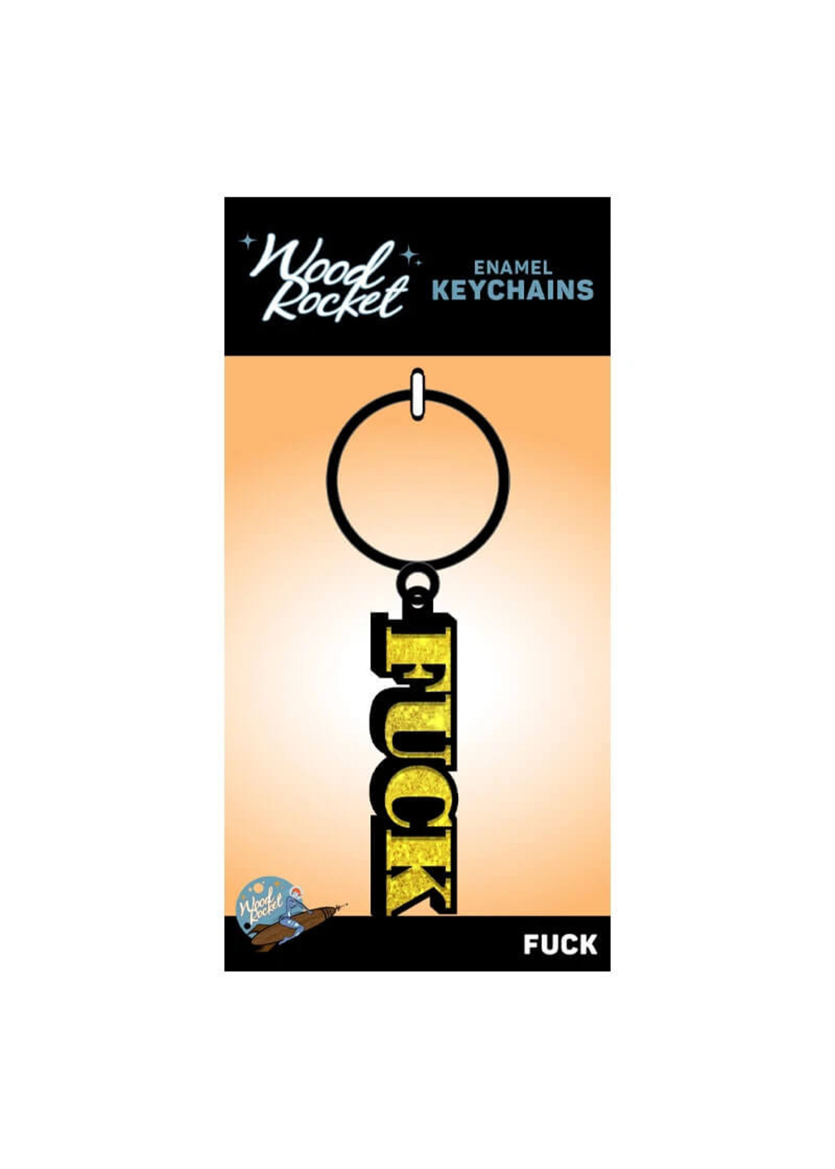 Wood Rocket LLC Sex Toy Keychain "Fuck"