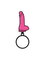 Wood Rocket LLC Sex Toy Keychain "Pink Dildo"