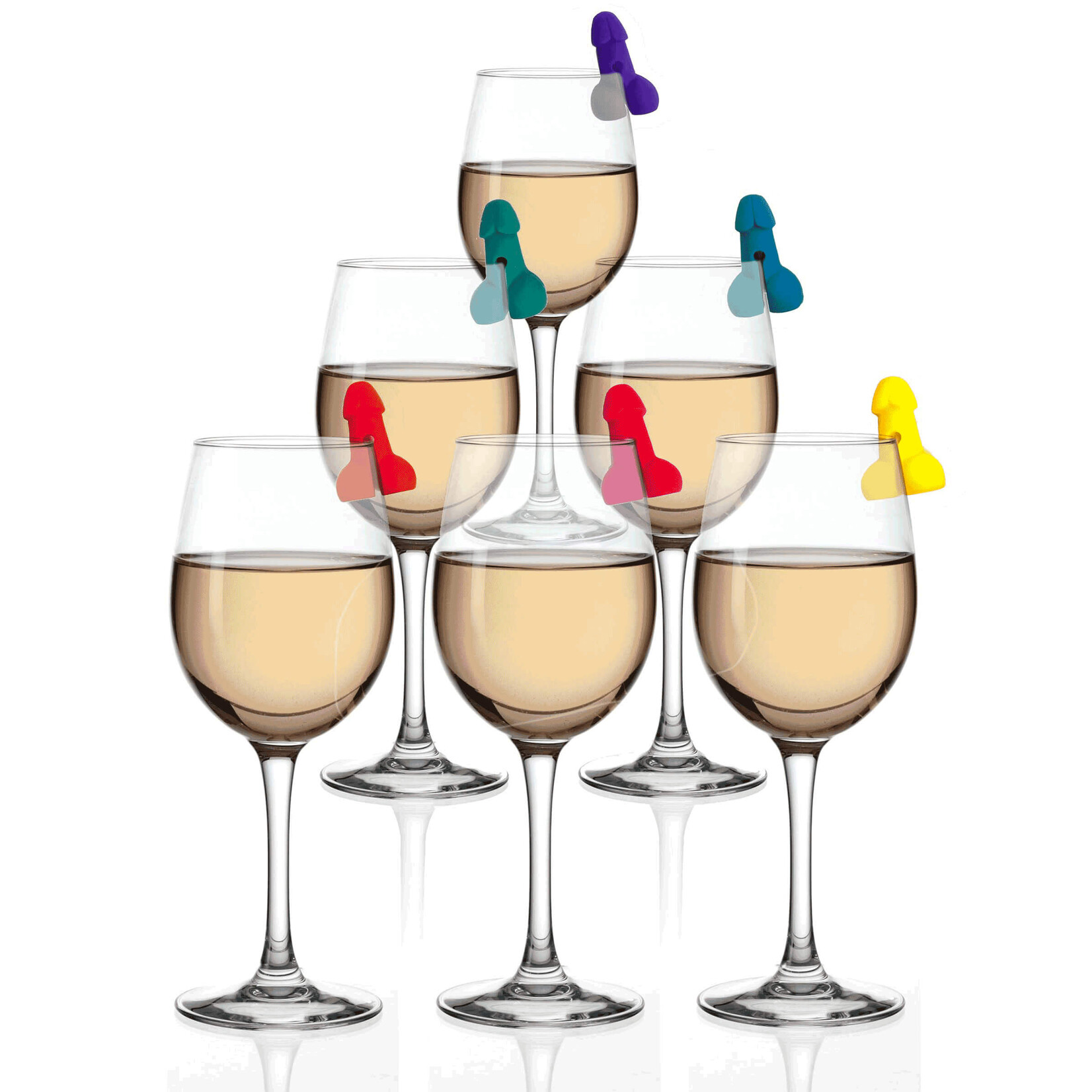 Super Fun Penis Drink Markers 6-Piece Set