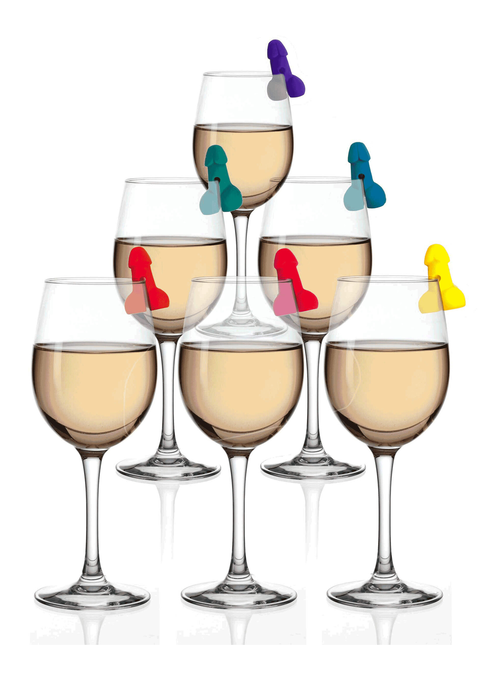 Super Fun Penis Drink Markers 6-Piece Set
