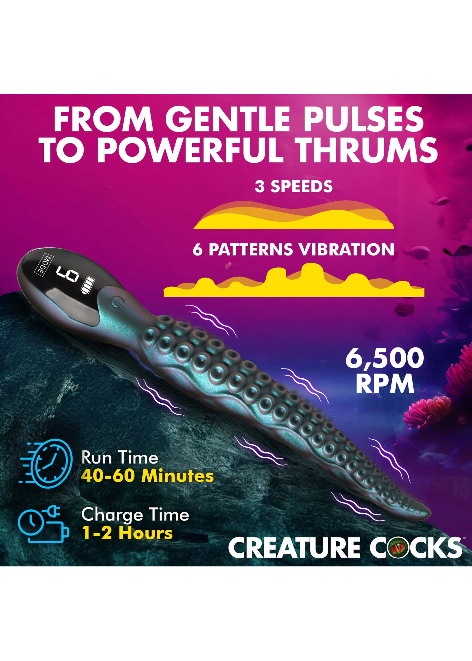 Tentavibe Silicone Vibrator