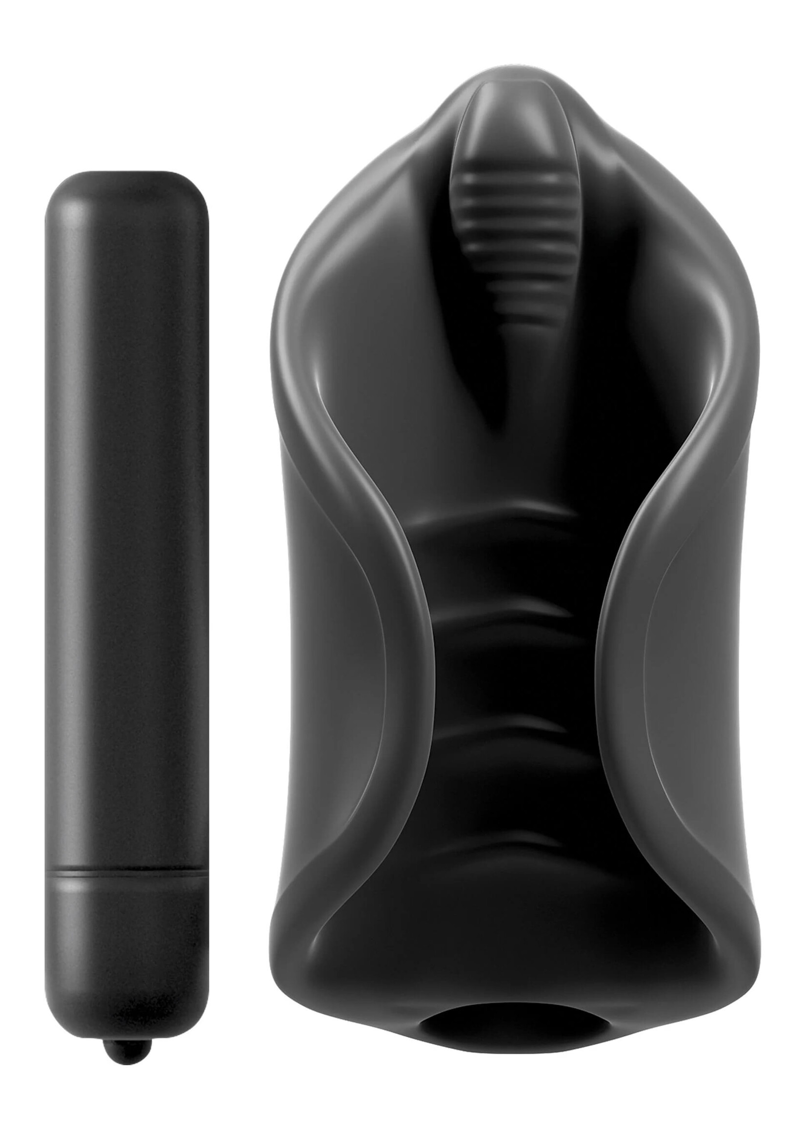 PDX Elite PDX Elite Vibrating Silicone Stimulator - Black